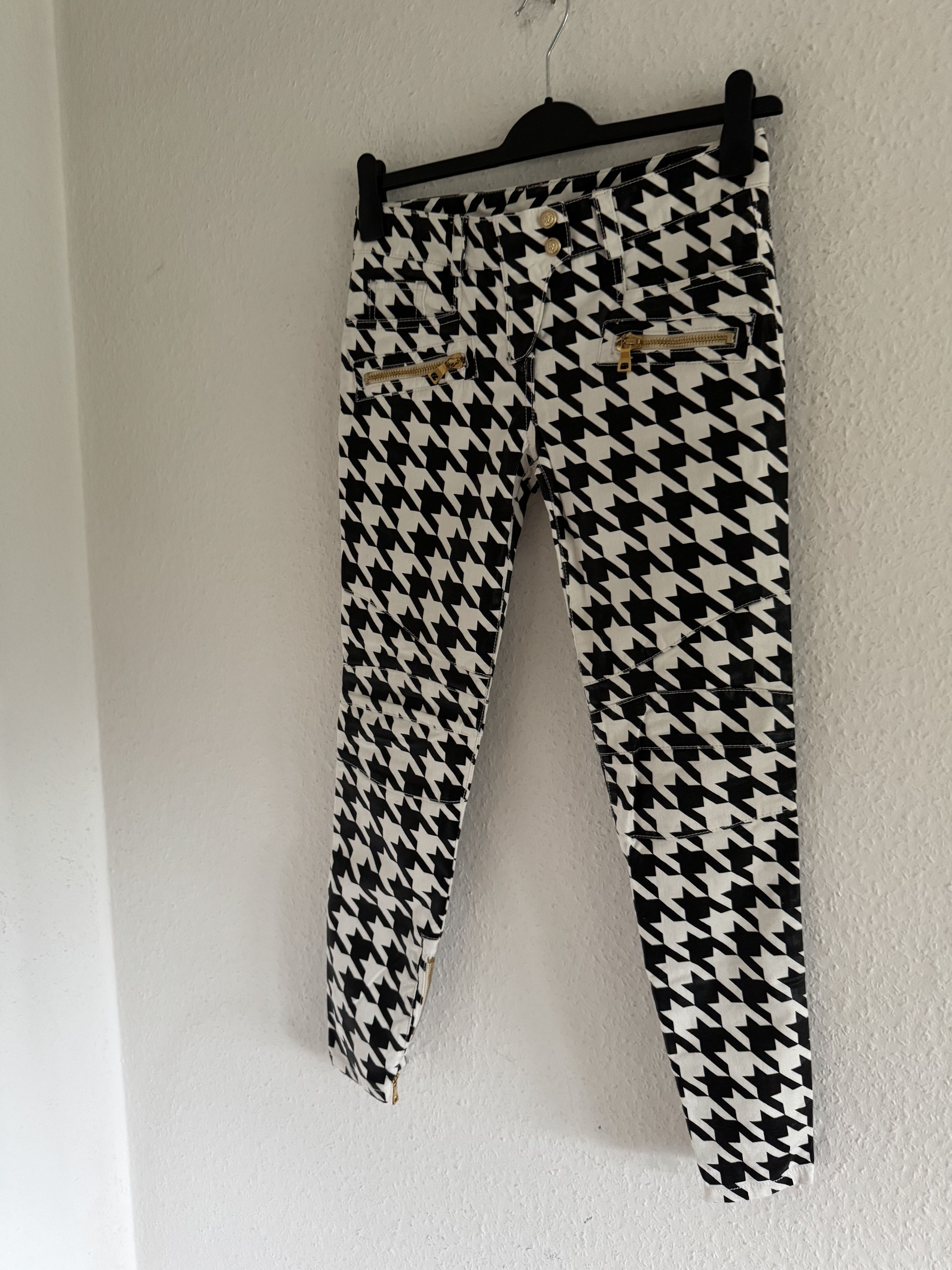 Balmain Star-Pattern Denim Trouser with lion embroidered buttons Size US 29 - 2 Thumbnail