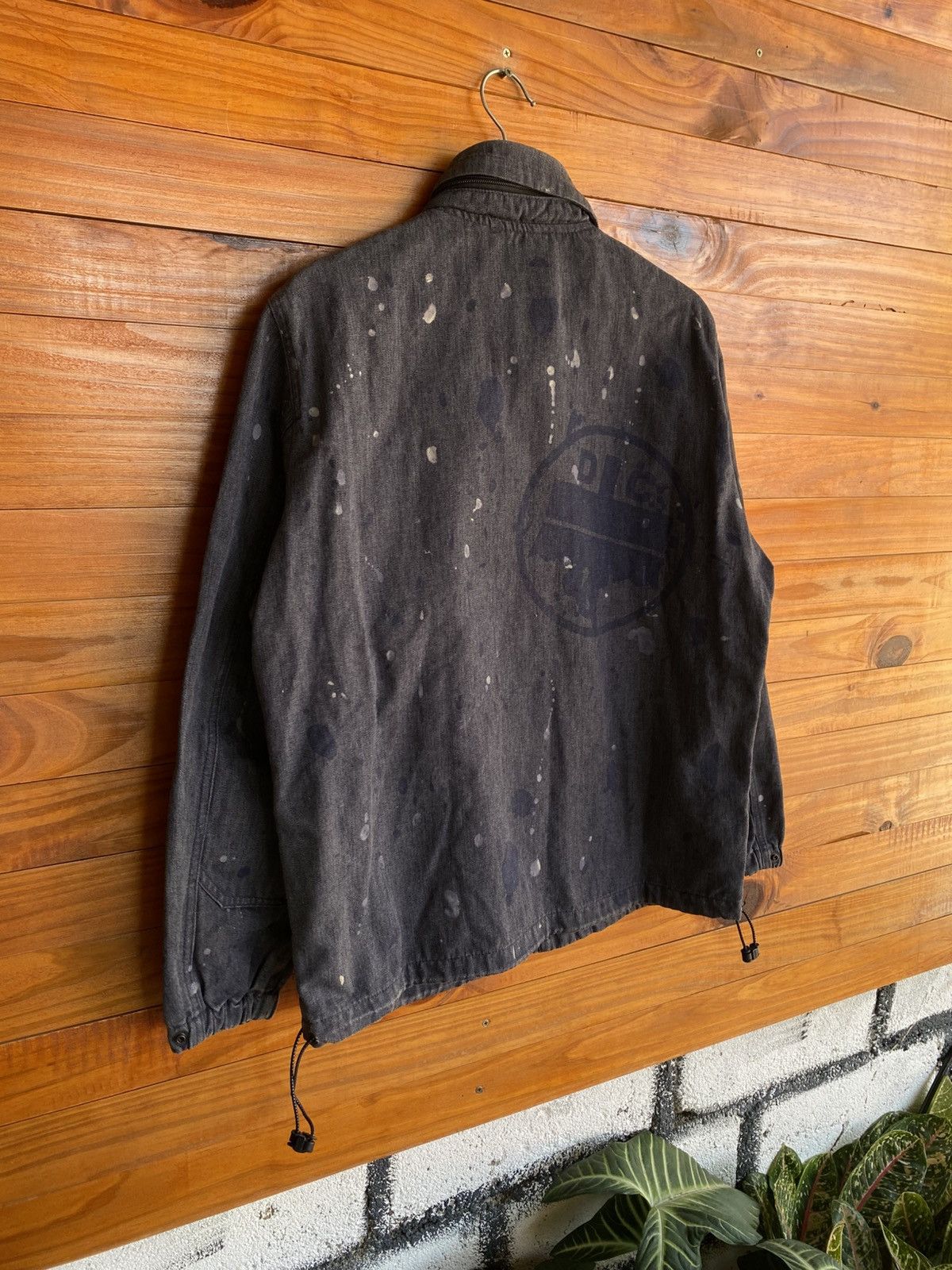 ABAHOUSE Vintage ABAHOUSE Paint Splatter Work Jacket Grey Streetwear Size US M / EU 48-50 / 2 - 14 Thumbnail