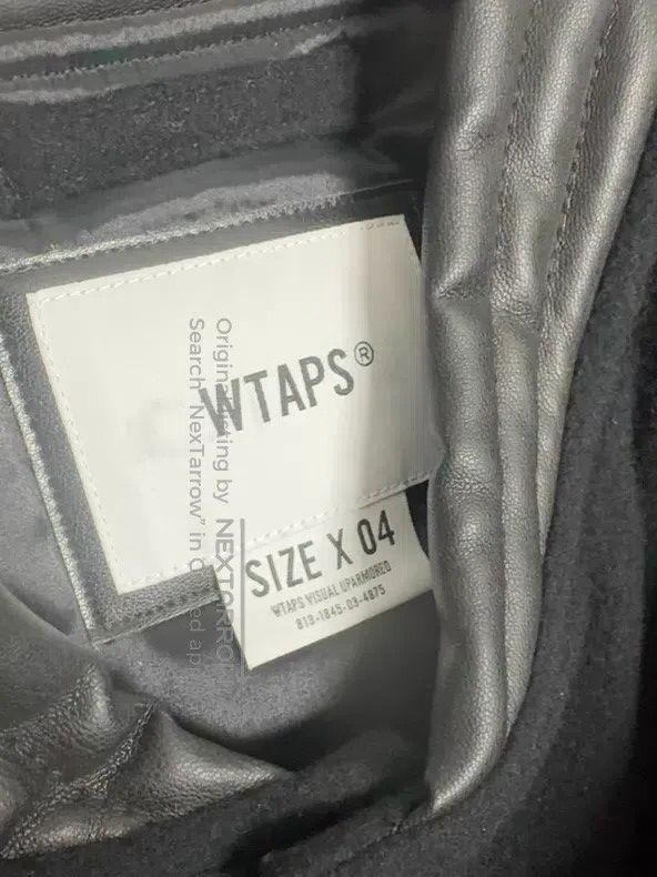 Wtaps Wtaps Wool blended leather sleeves baseball jacket Size US XL / EU 56 / 4 - 4 Thumbnail