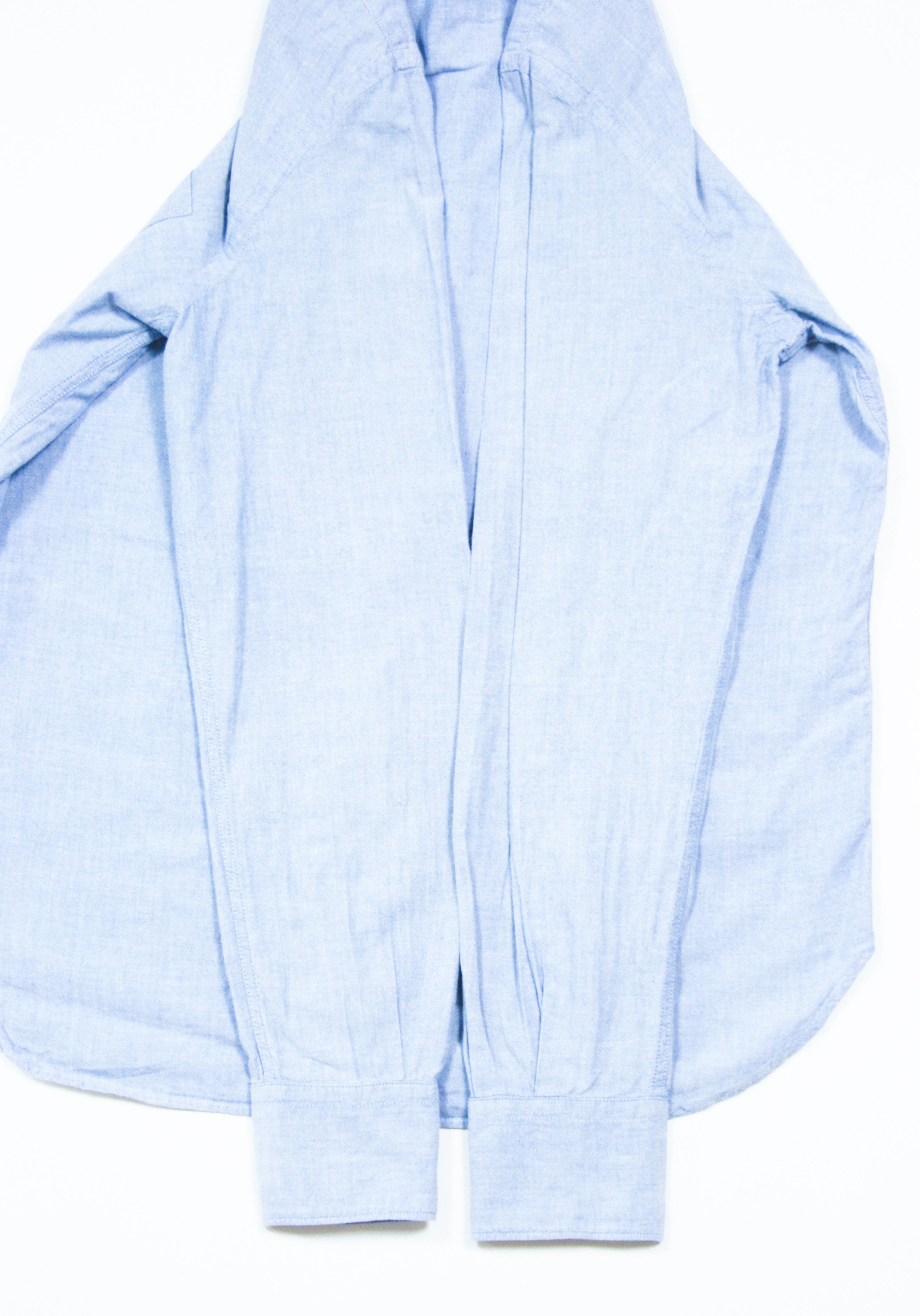 Aspesi Classic Cotton Chambray Shirt Size US M / EU 48-50 / 2 - 5 Thumbnail