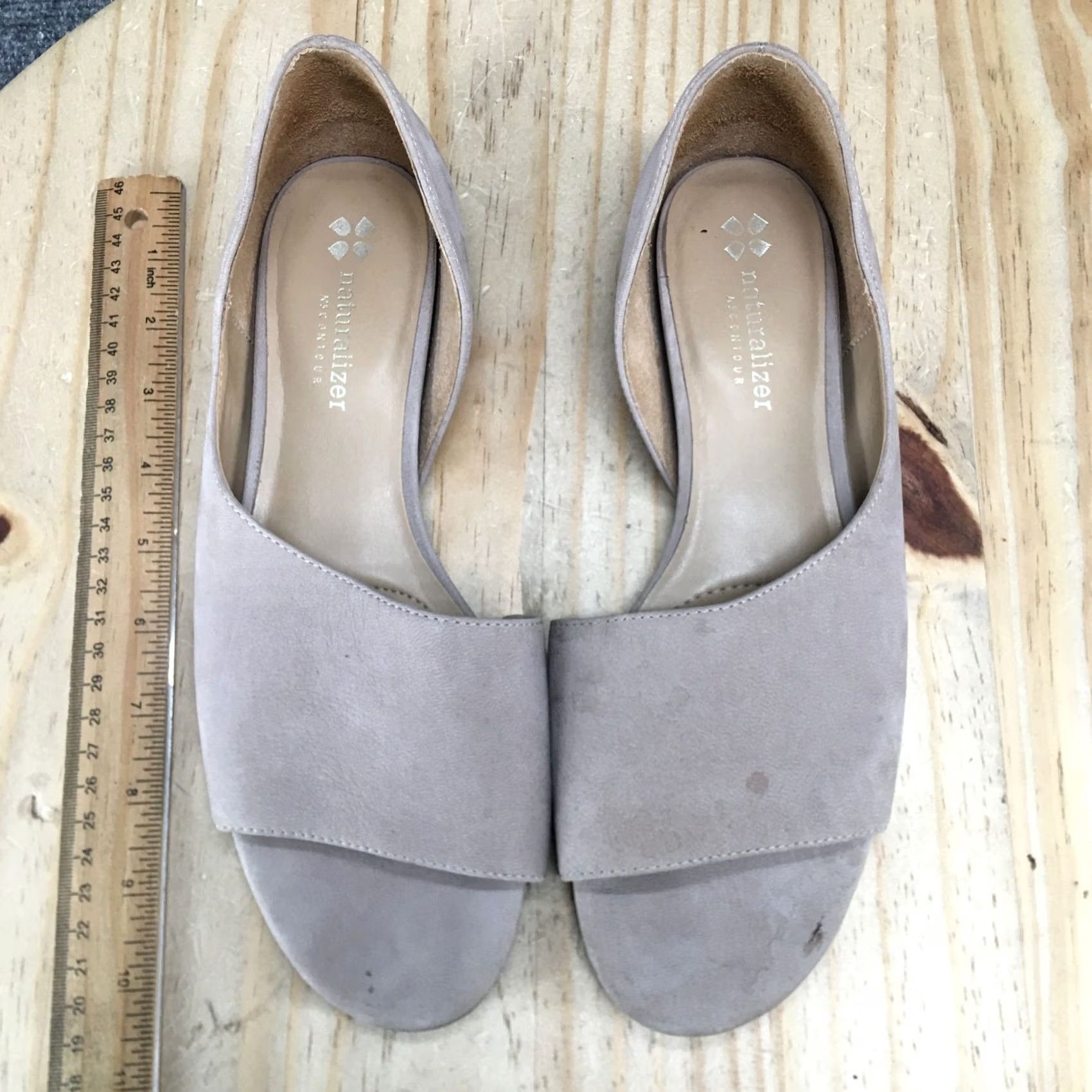 Naturalizer Naturalizer N5 Contour Sandals Beige Womens 9.5 M Lucie D’Orsay Flats Leather Sandal Casual Shoes Womens Size US 10 / IT 40 - 6 Thumbnail