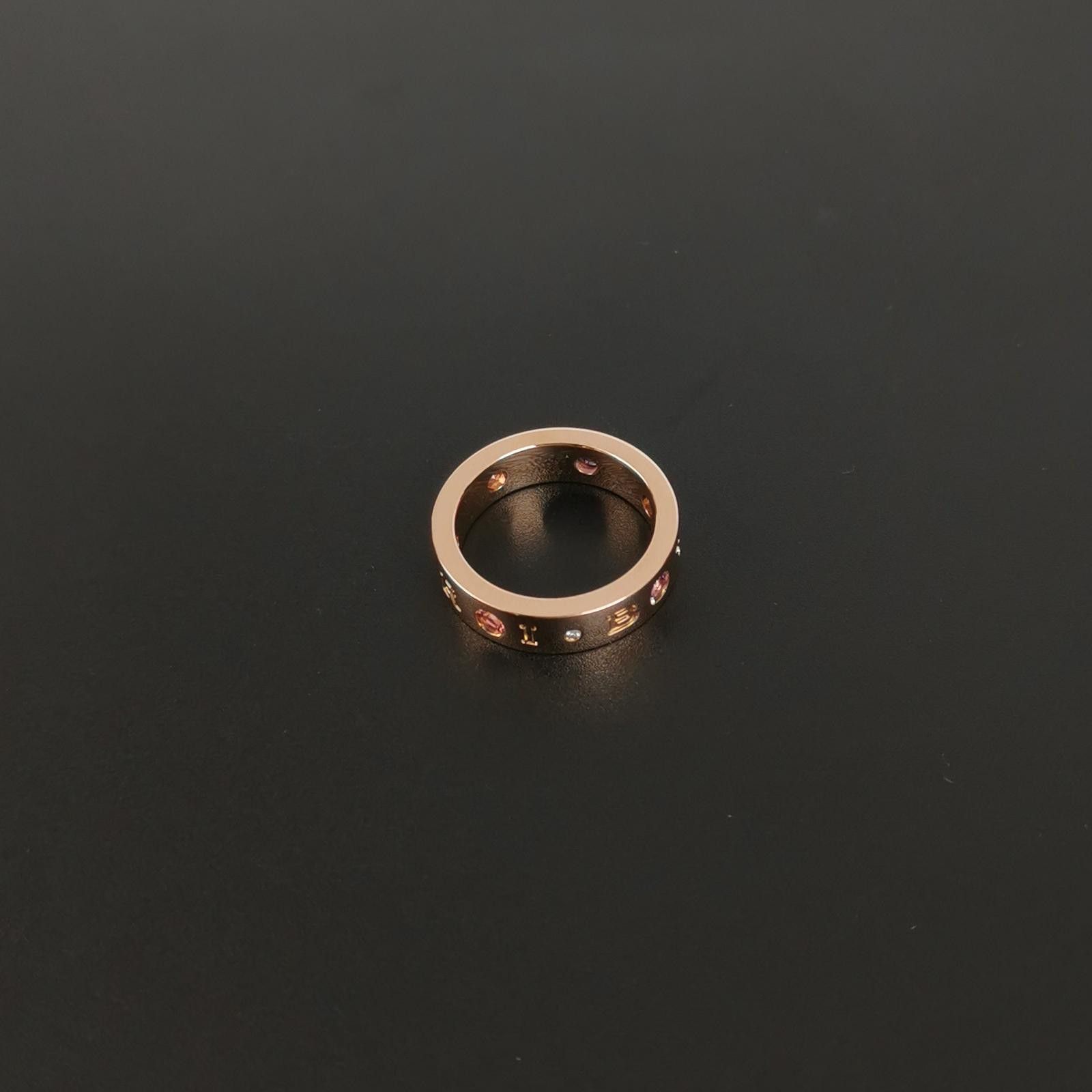 Bvlgari Bvlgari Bvlgari Bvlgari 18K rose gold diamond gemstone doub Size ONE SIZE - 5 Thumbnail