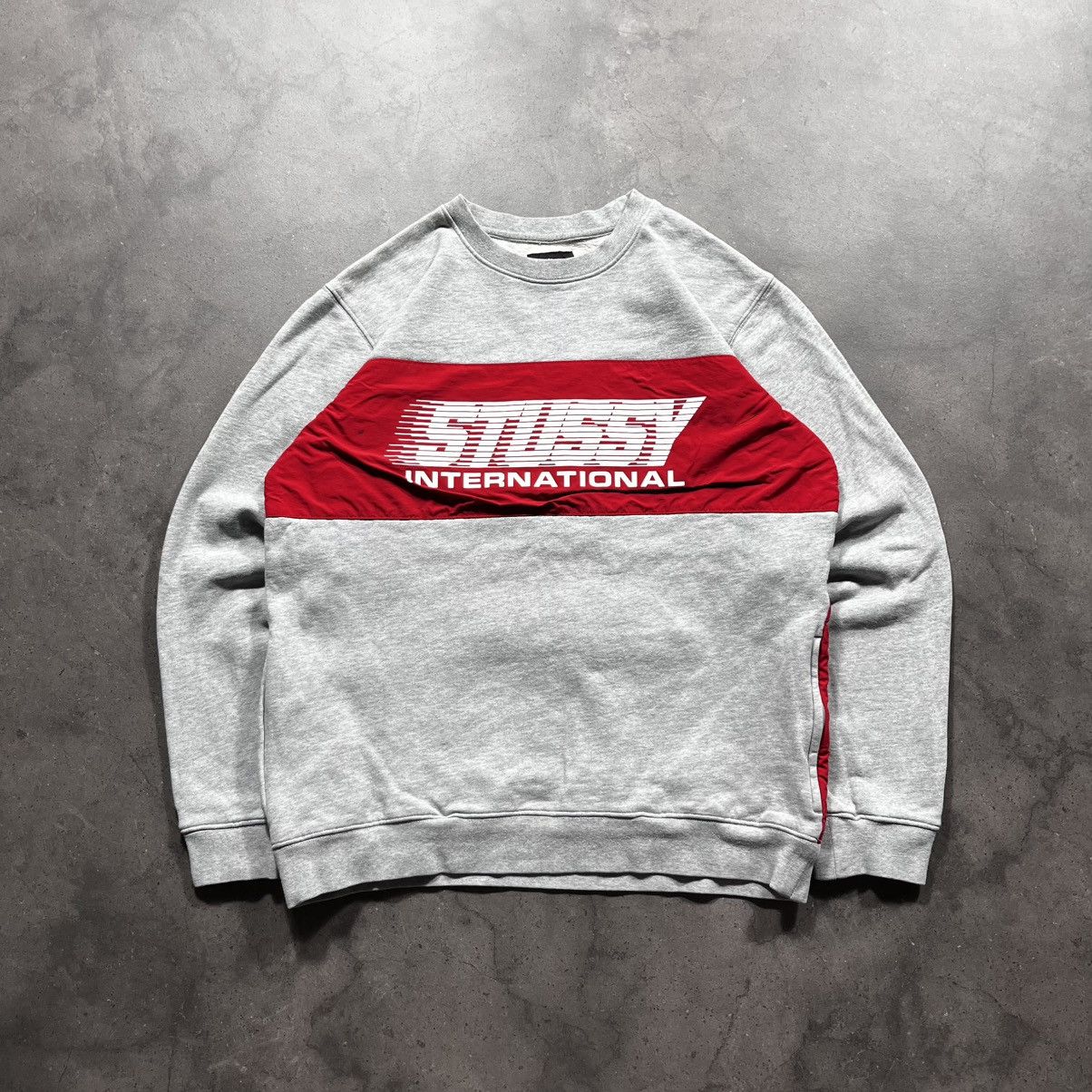 Stussy Vintage 00s Stussy International BigLogo Crewneck Sweatshirt Size US L / EU 52-54 / 3 - 2 Thumbnail