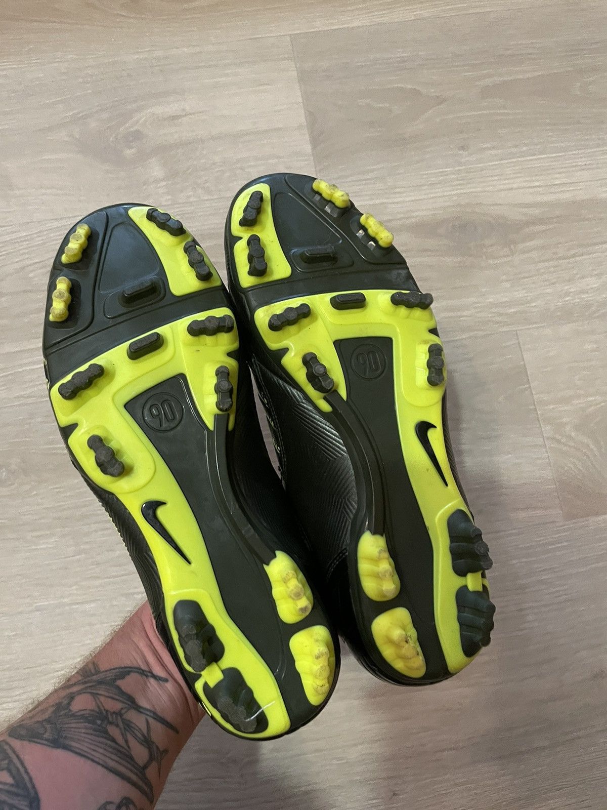 Nike × Vintage Nike Total 90 Shot II FG Soccer Boots Size US 8.5 / EU 41-42 - 5 Thumbnail