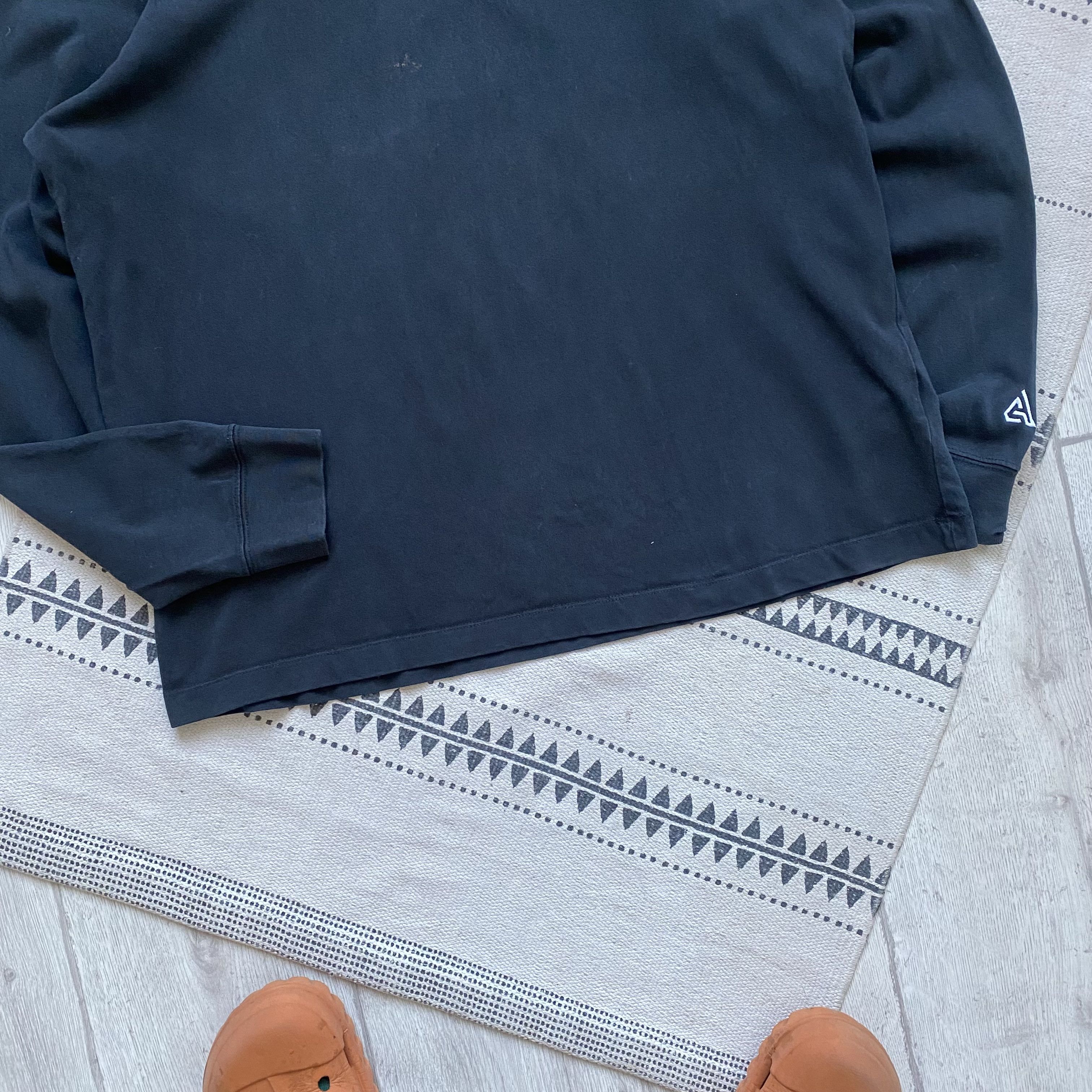 Nike 🖤 Vintage Nike Giannis Freak Longsleeve Center logo Faded Size US XL / EU 56 / 4 - 3 Thumbnail