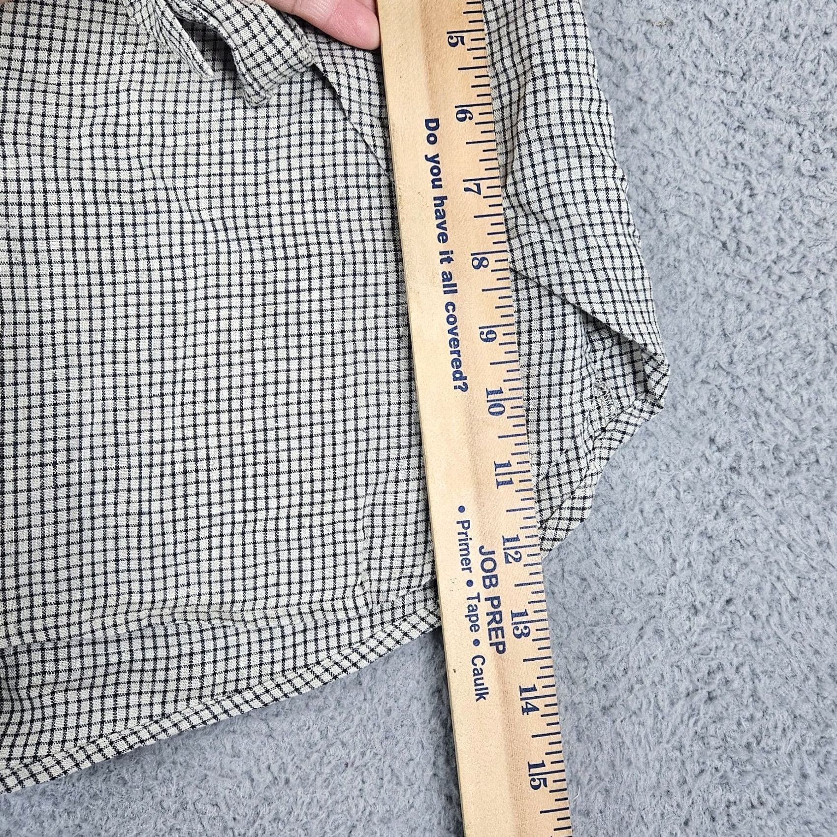 Patagonia Patagonia Womens blue-gray plaid mini tie front short S Size Size 28" / US 6 / IT 42 - 7 Thumbnail