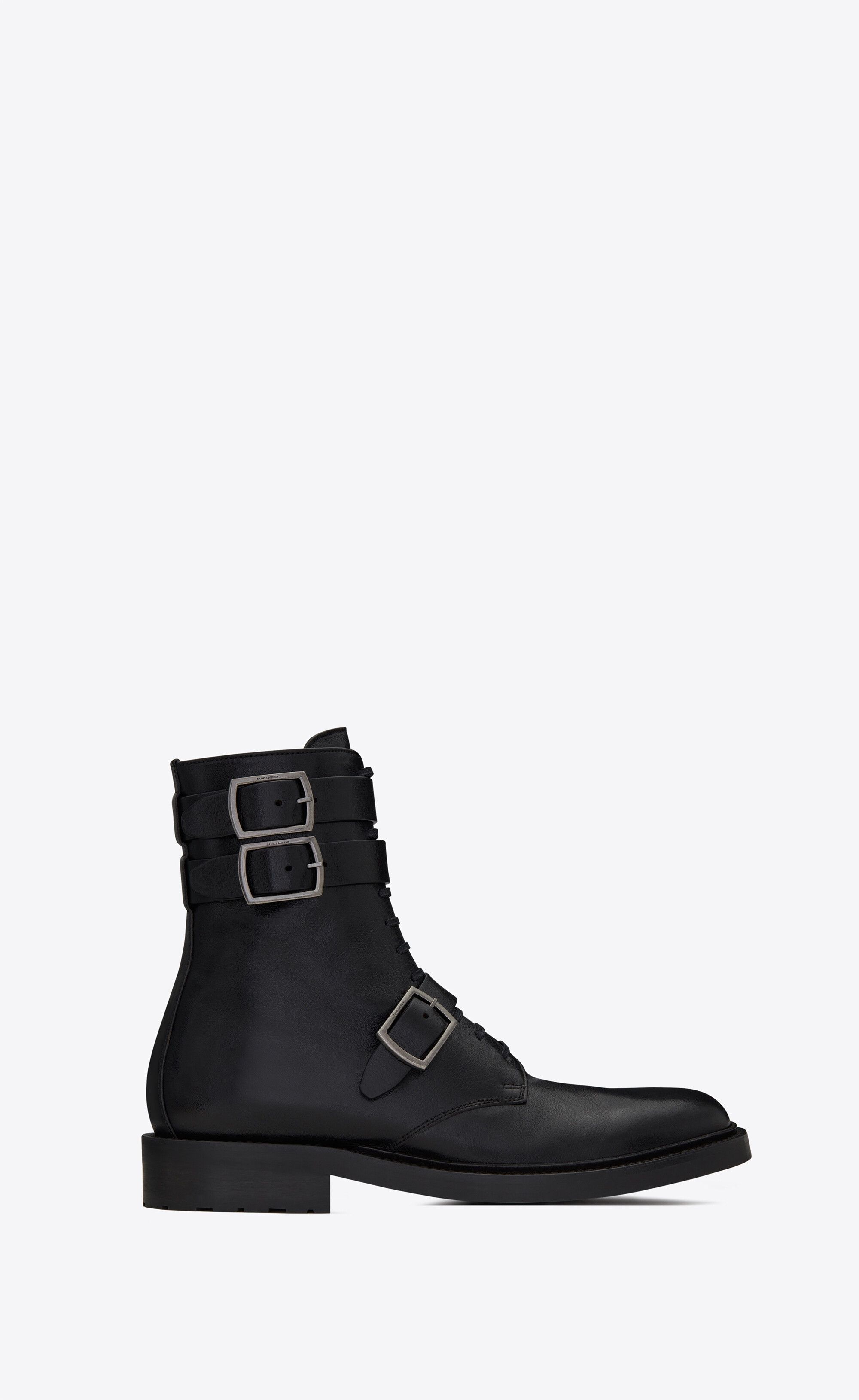 o1bcso1str1124 Army Booties in Black