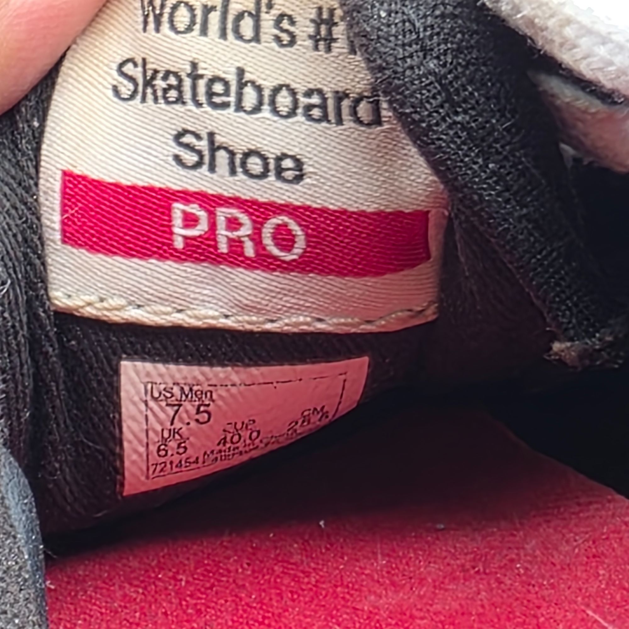Vans Vans Chima Ferguson Pro Mens Size 7.5 Black White Sneaker Sh Size US 7.5 / EU 40-41 - 6 Thumbnail