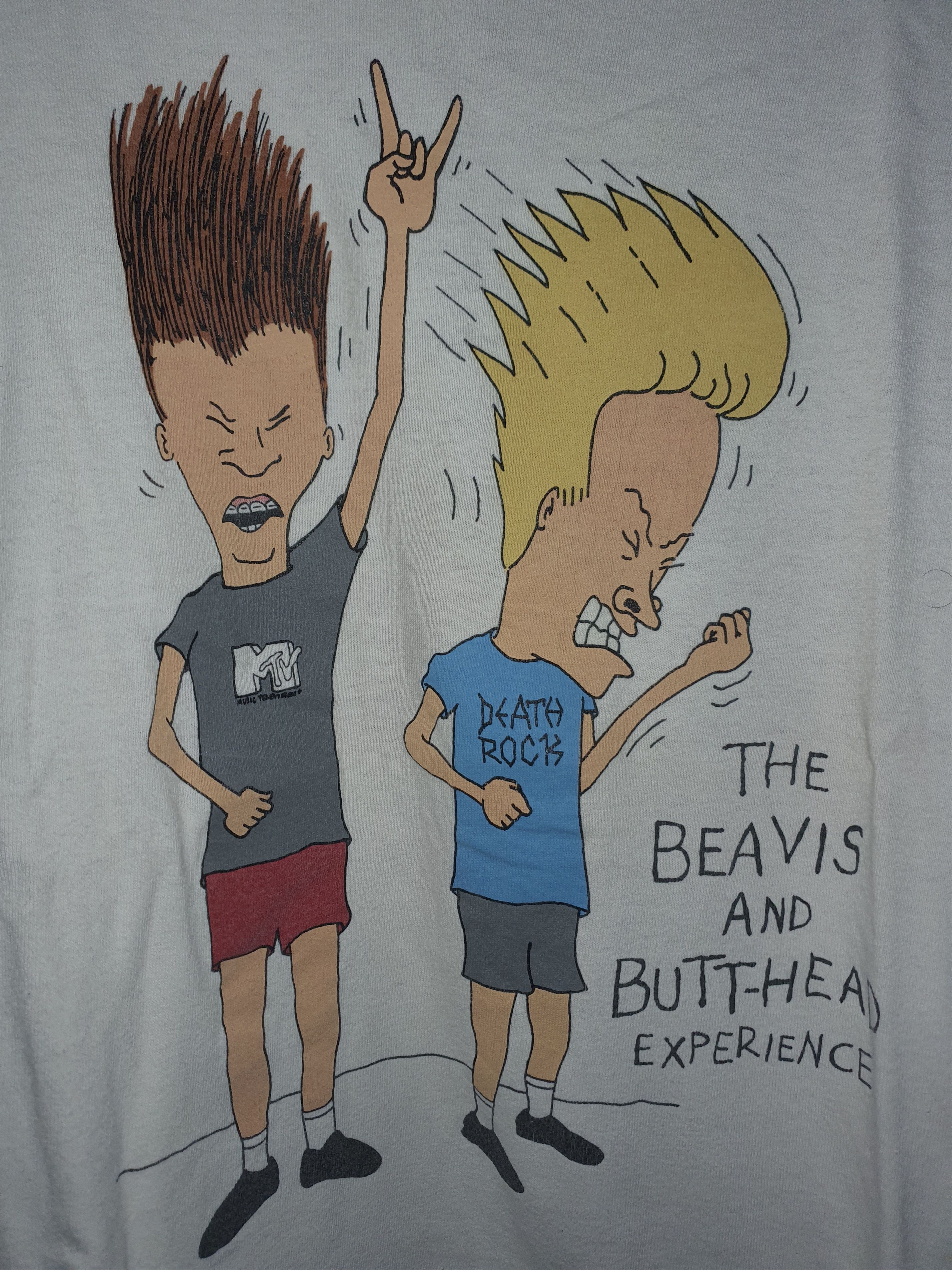 Band Tees 🌹90s Beavis butthead Ozzy Pantera Rage against The Machine Size US XL / EU 56 / 4 - 1 Thumbnail