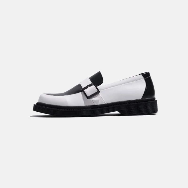 Designer Mens Chubbs Loafer Black White Size US 10 / EU 43 - 2 Thumbnail