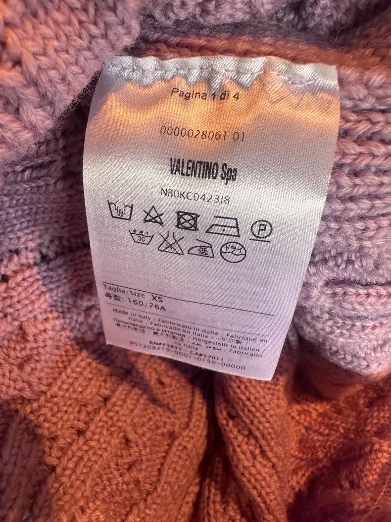 Valentino Valentino One-shoulder puff sleeve knit sweater Size XS / US 0-2 / IT 36-38 - 7 Thumbnail