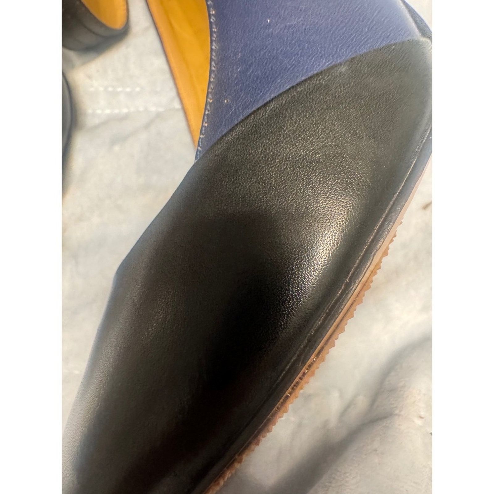 Coach Coach Leather Ankle Strap Heels Pointed Toe Block Heel Pumps Size US 8 / IT 38 - 2 Thumbnail