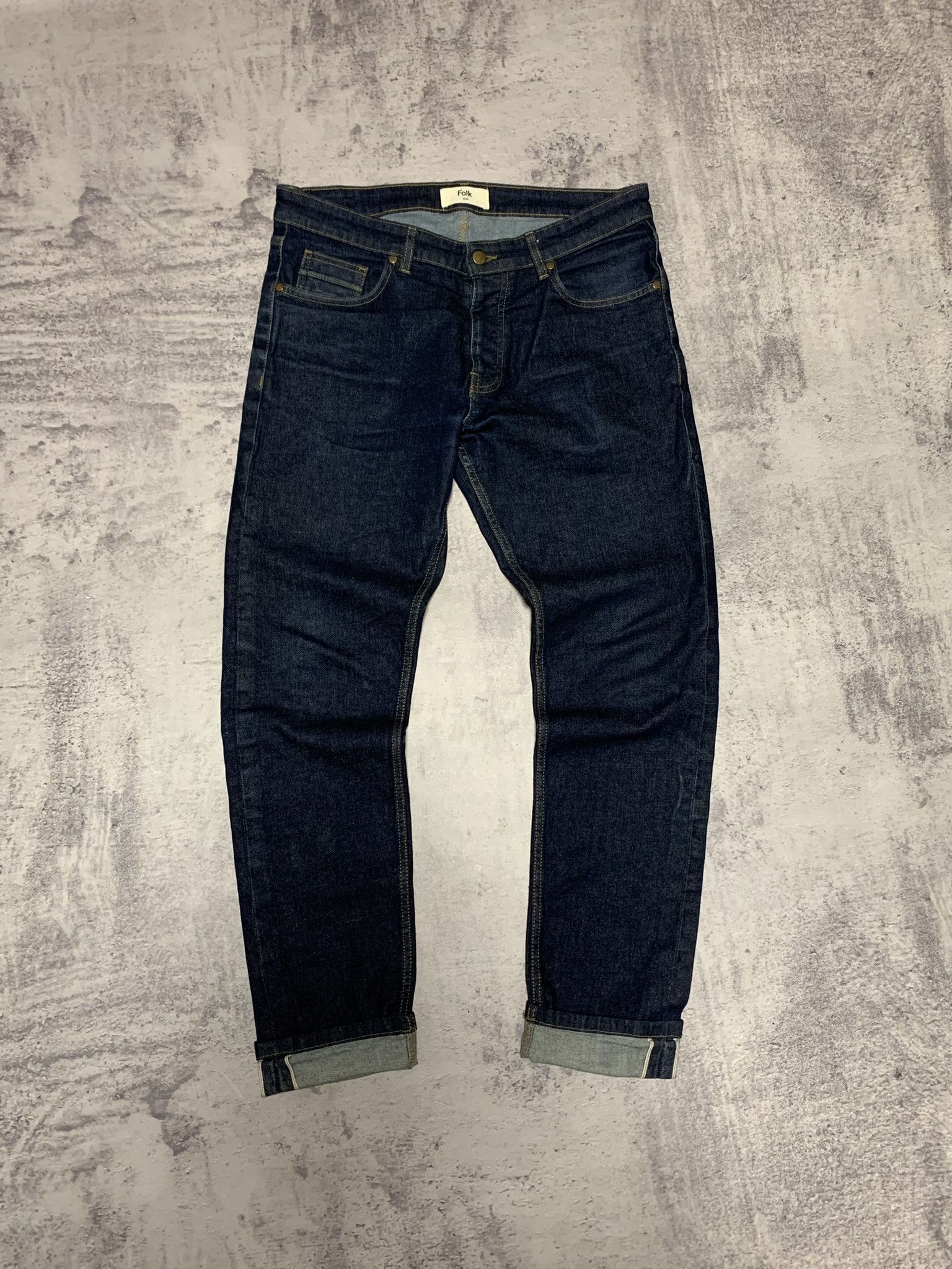 Folk Folk Selvage Jeans Size 32 Size US 32 / EU 48 - 1 Thumbnail