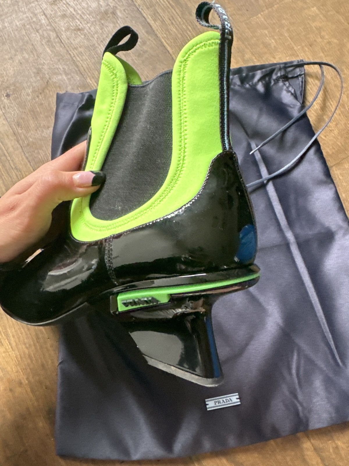 Prada Prada Neon Booties Size US 9 / IT 39 - 4 Thumbnail