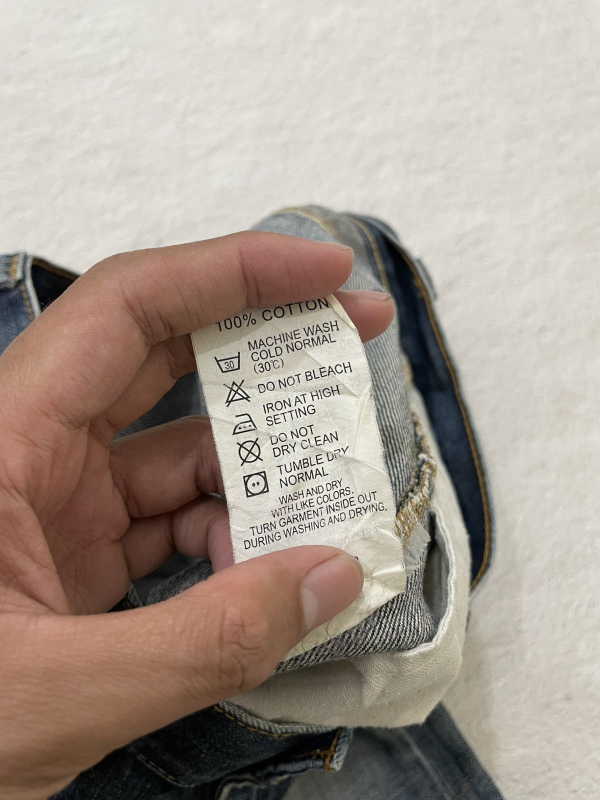 Levi's Vintage Clothing 00s Levis Denim Vintage Rare Faded Mudwash Y2K Size US 32 / EU 48 - 4 Thumbnail