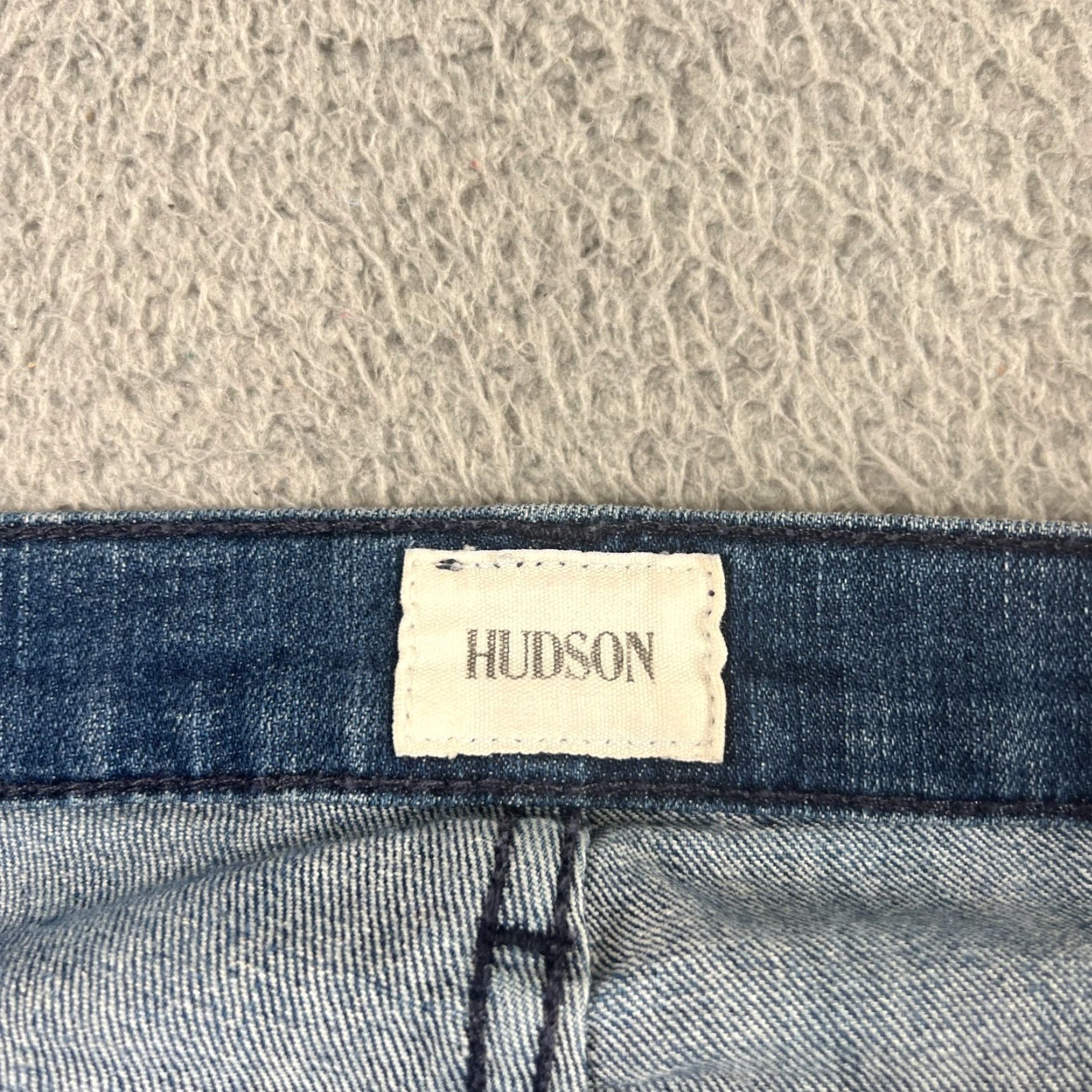 Hudson Hudson Jeans Womens Krista Super Skinny Medium Wash Stretch Size 28 Blue Size 28" / US 6 / IT 42 - 5 Thumbnail