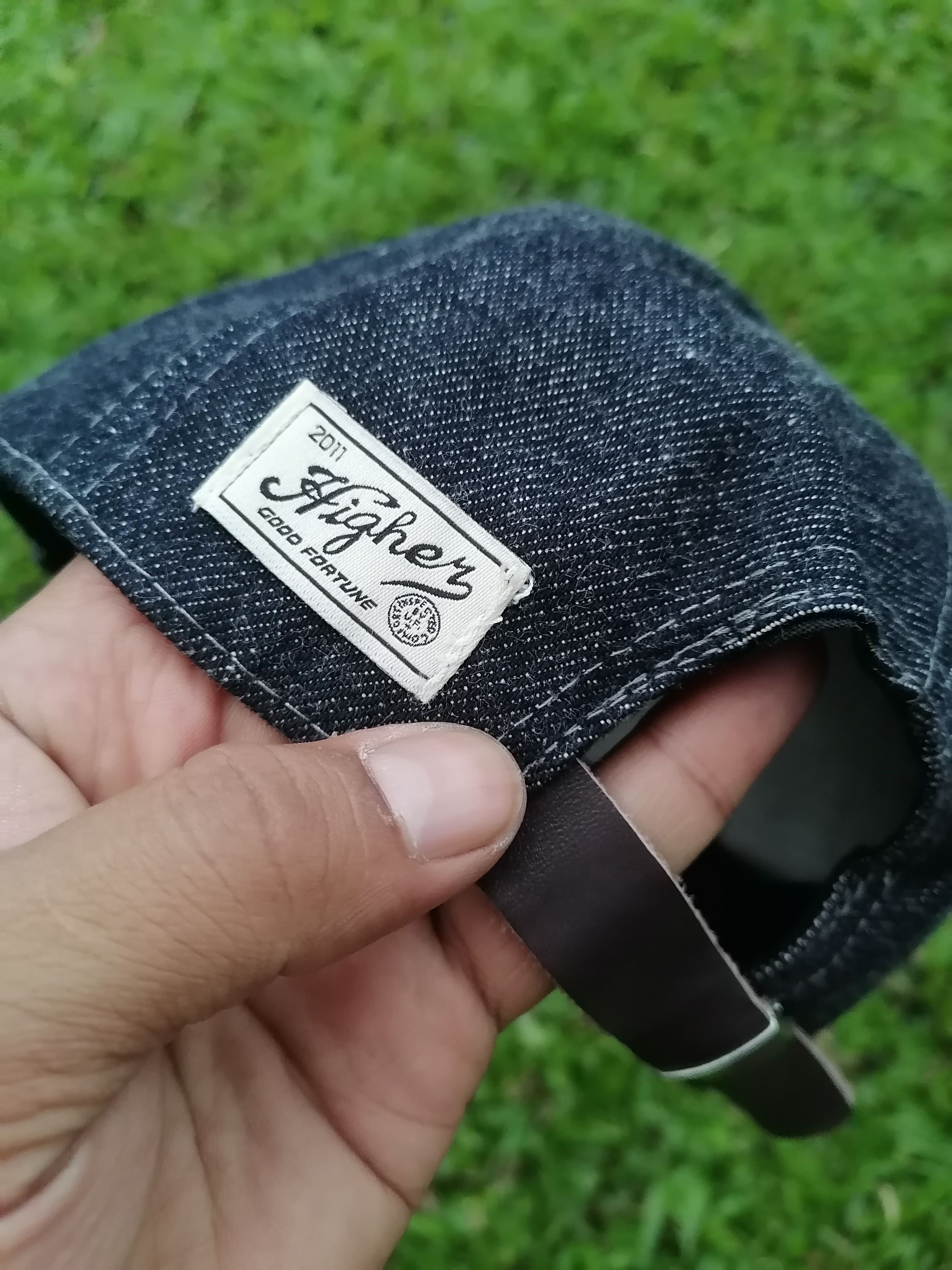Japanese Brand Uncle Fu Denim Mechanic Cap Size ONE SIZE - 6 Thumbnail
