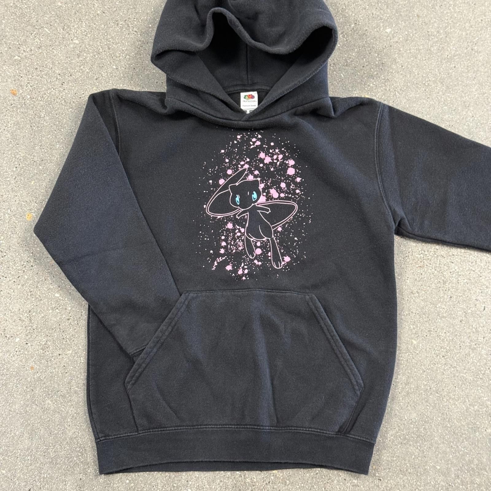 Fruit Of The Loom Vtg FOTL Y2K Pokemon Mew Hoodie - Rare - Youth 9-11 (140cm) Size US XXS / EU 40 - 1 Thumbnail