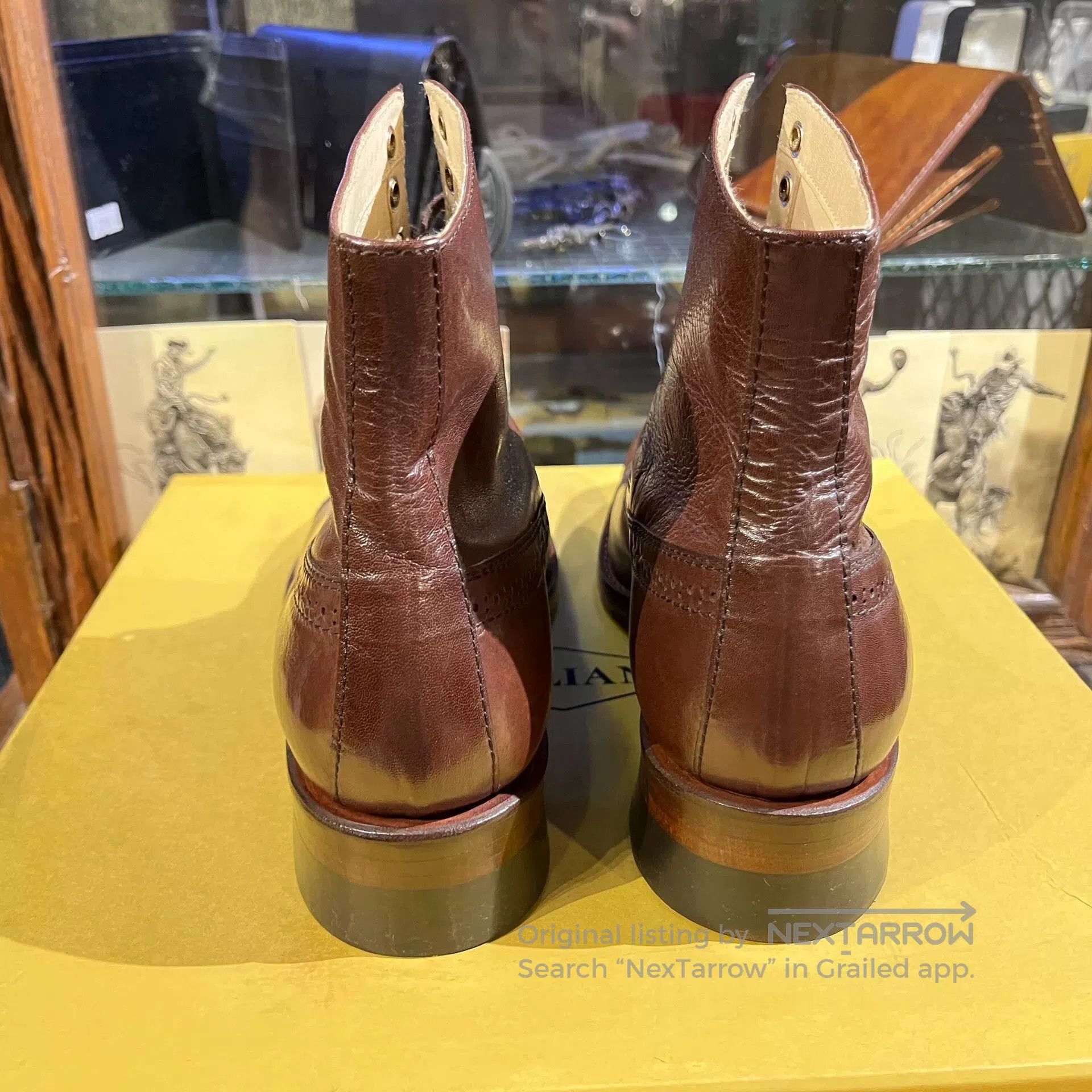 JULIEN DAVID julian kangaroo brown boots size 7. Size US 7 / EU 40 - 4 Thumbnail