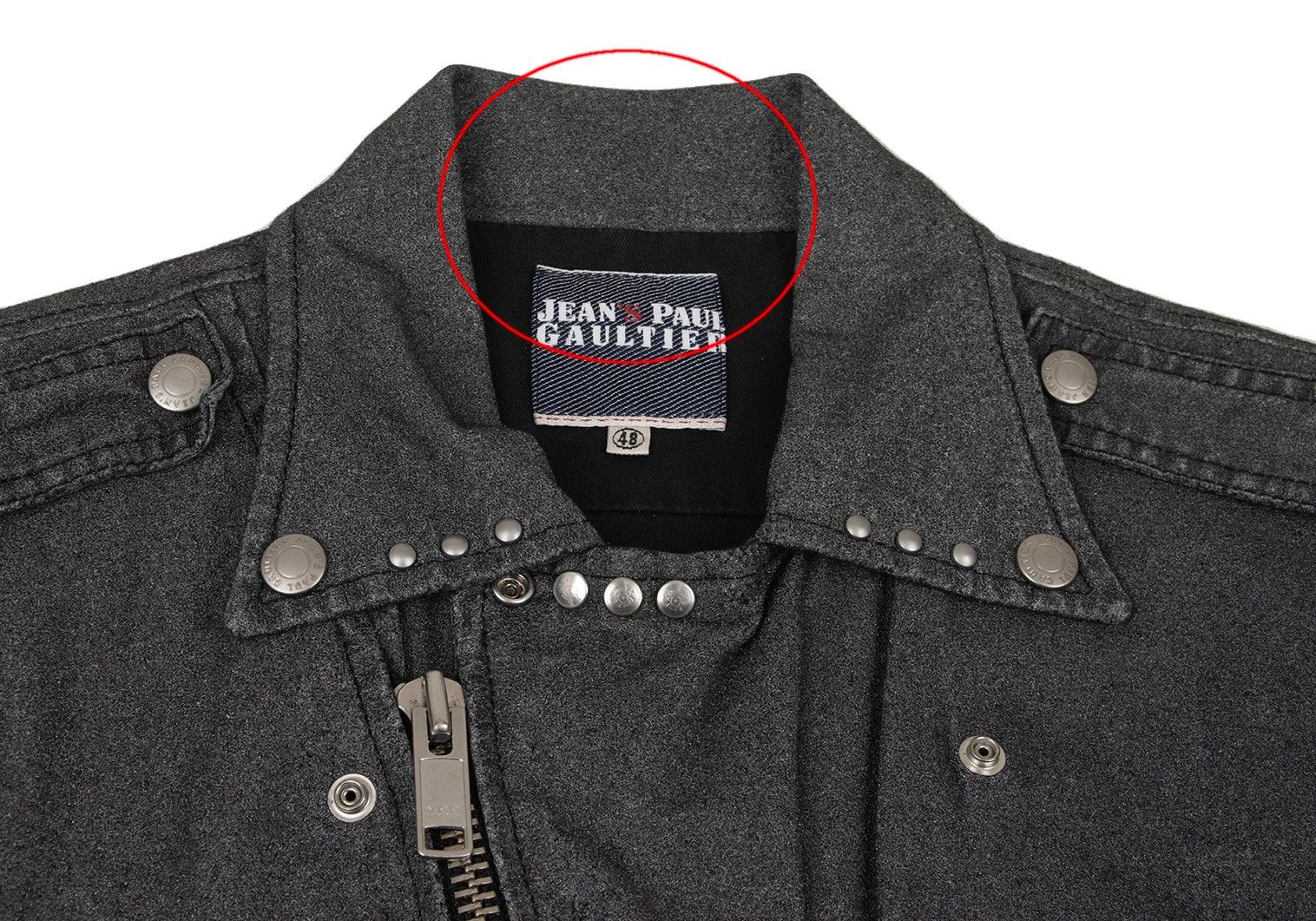 Jean Paul Gaultier Gray Suede Cotton Rider Jacket Size 48 Size US M / EU 48-50 / 2 - 4 Thumbnail