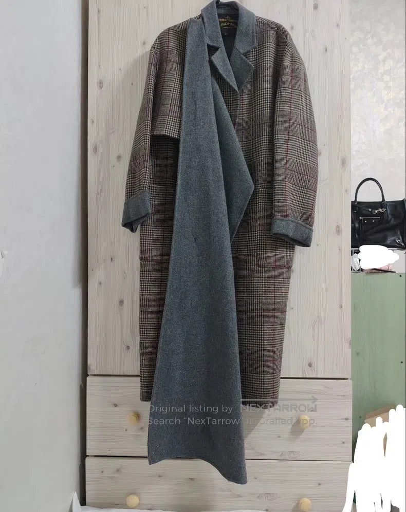 Vivienne Westwood Vivienne Westwood Houndstooth Double-Faced Wool Cloak Coat Size S / US 4 / IT 40 - 2 Thumbnail