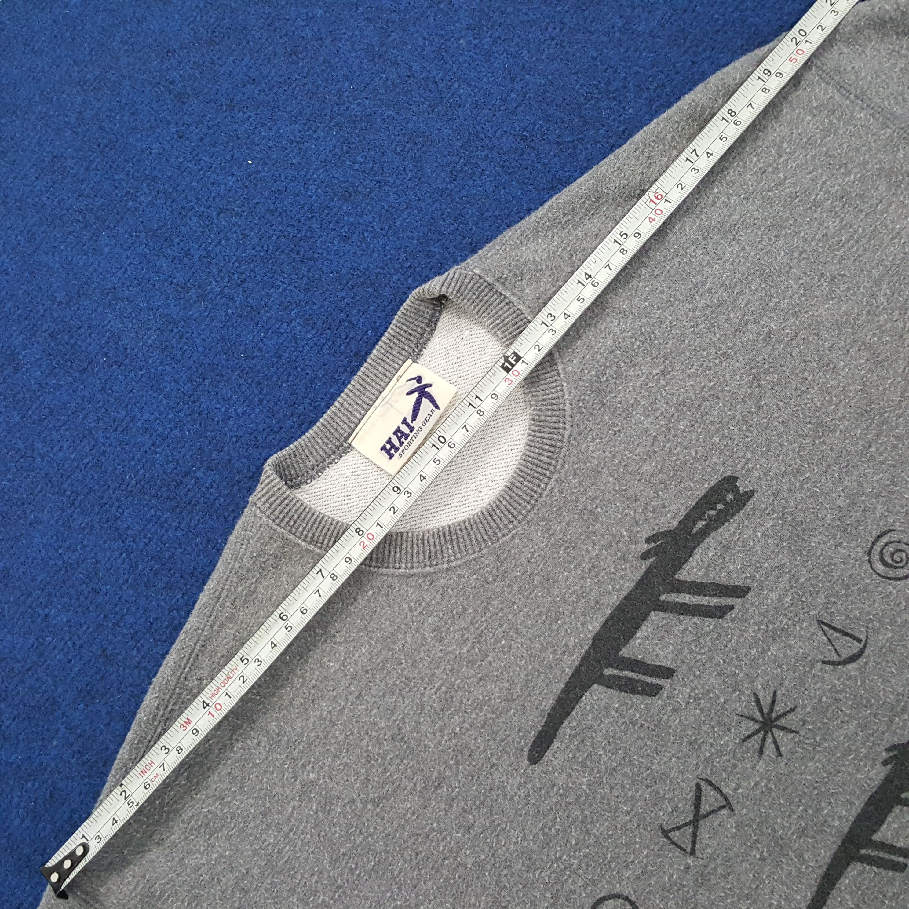 Hai Sporting Gear × Issey Miyake × Vintage Vintage Hai Sporting Gear by Issey Miyake Sweatshirt C140N23 Size US M / EU 48-50 / 2 - 10 Thumbnail