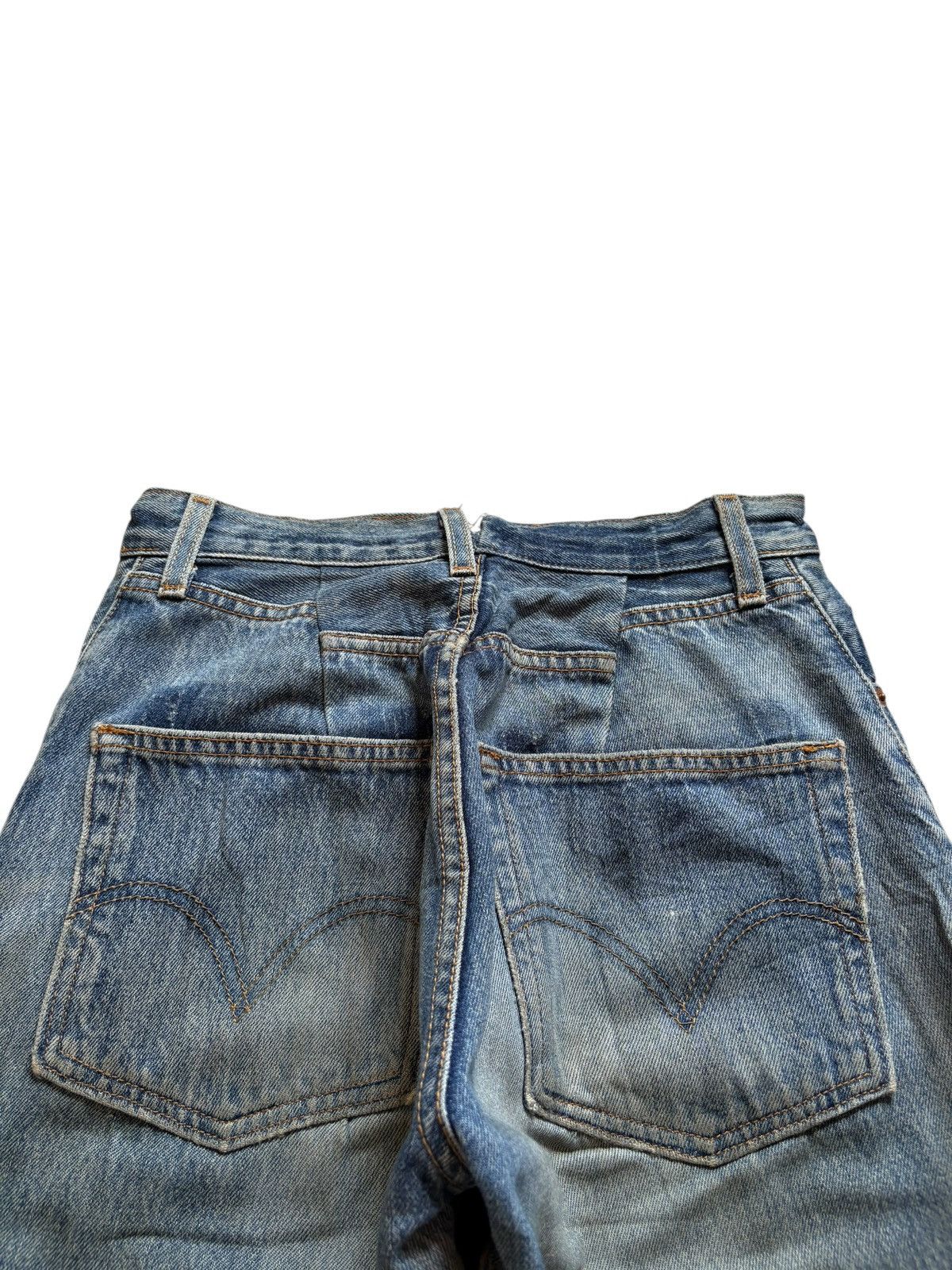 Levi's Vintage Levis 501 Custom Mud Wash Distress Flare Jean Size US 26 / EU 42 - 8 Thumbnail