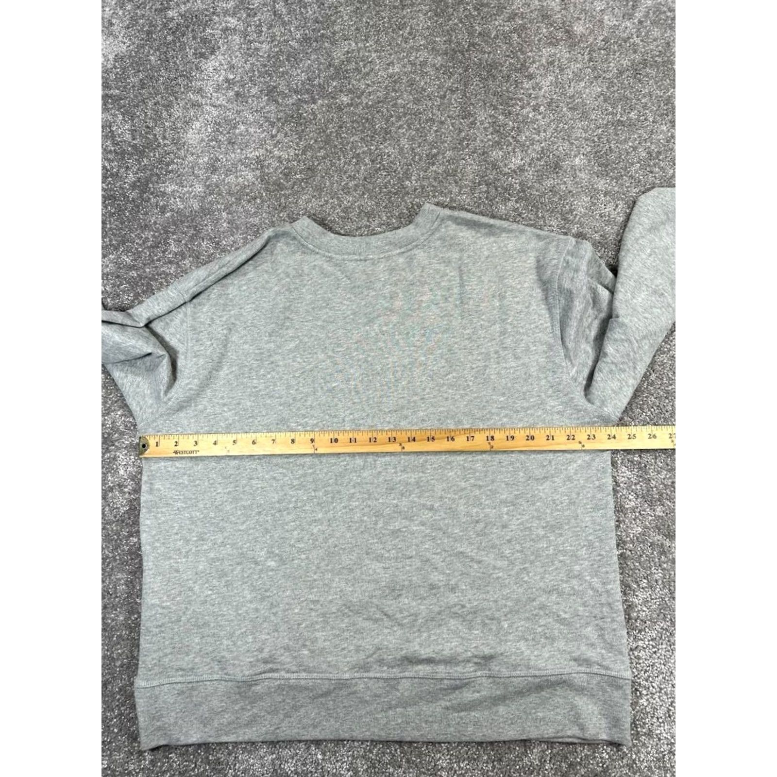 Levi's Levi's Sweatshirt Womens 1X Gray Cotton Blend Pullover Size XL / US 12-14 / IT 48-50 - 7 Thumbnail