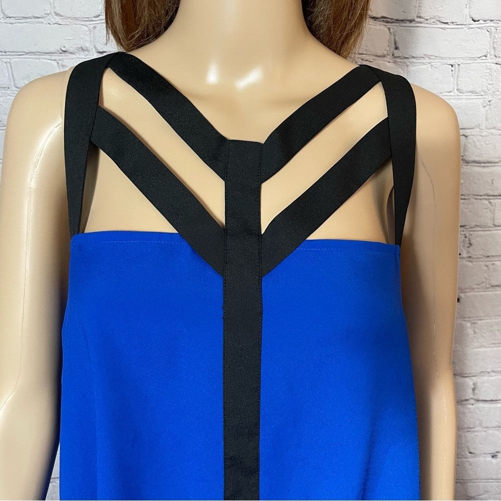 Other New Bisou Bisou Blue Black Tank Top Size S Size S / US 4 / IT 40 - 3 Thumbnail