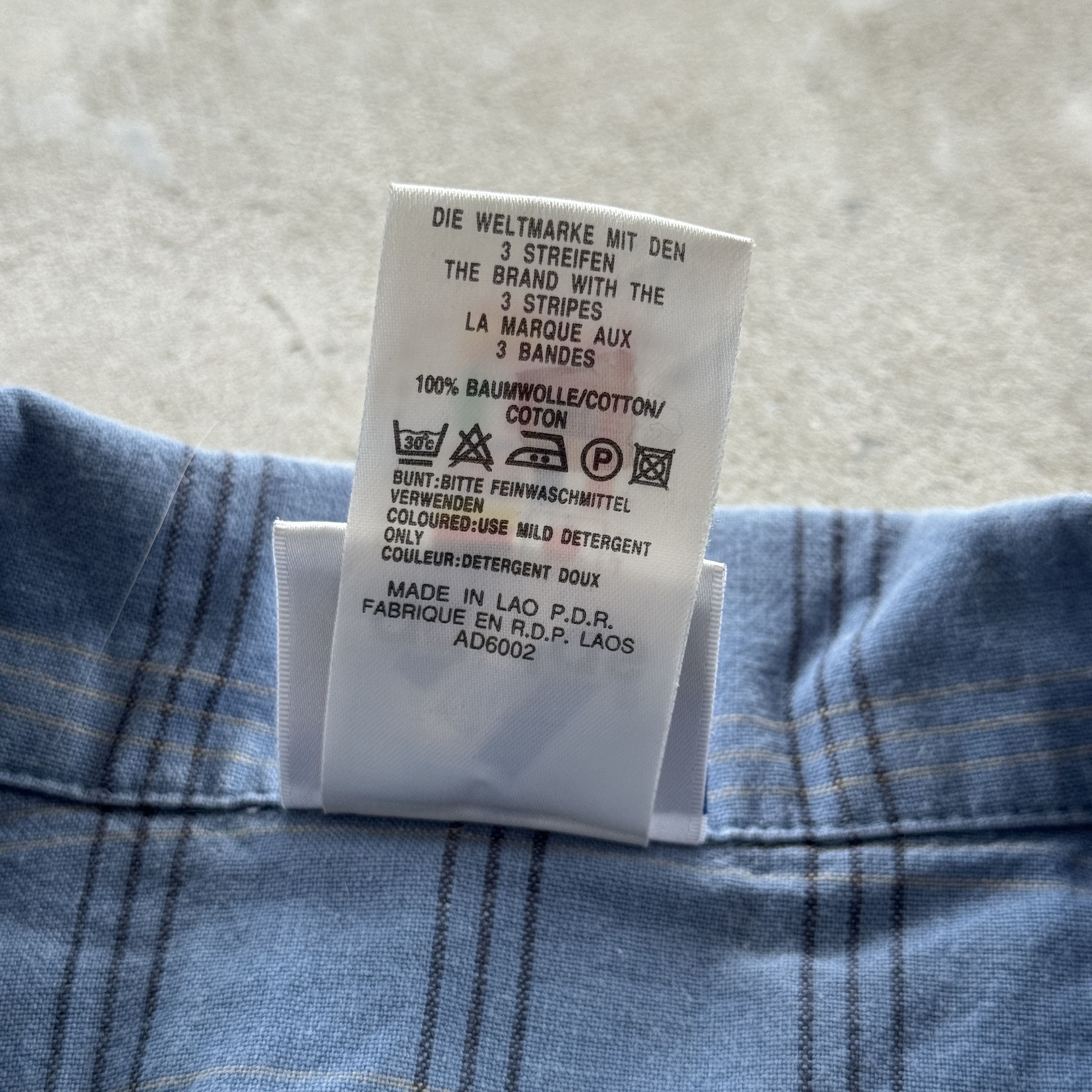 Adidas Vintage Adidas France Olympic Plaid Long Sleeve Shirt Size US M / EU 48-50 / 2 - 7 Thumbnail