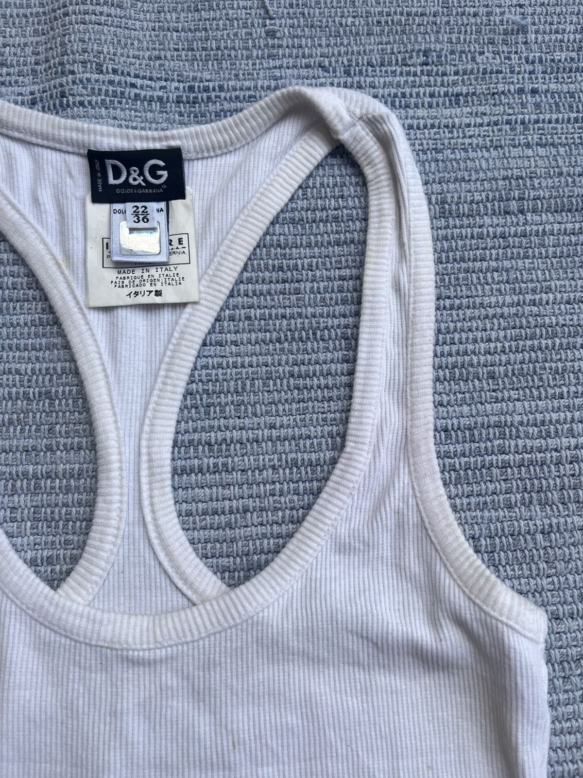 Dolce & Gabbana White tank Size XS / US 0-2 / IT 36-38 - 3 Thumbnail
