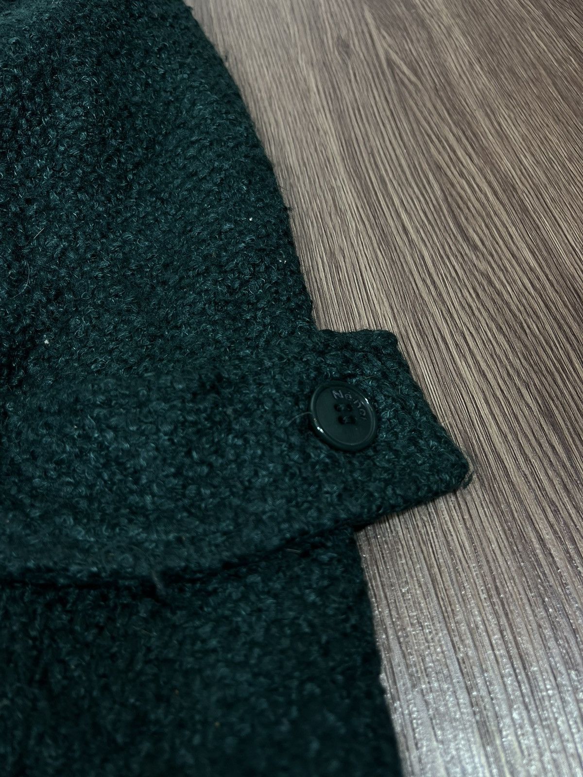 Issey Miyake × Ne-Net Ne-Net Green Wool Duffle Coat Size US L / EU 52-54 / 3 - 5 Thumbnail