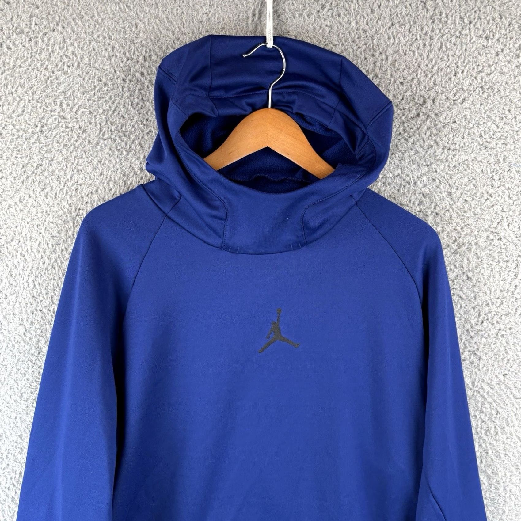 Jordan Brand Nike Air Jordan Hoodie Mens XL Blue Jumpman Flight Sweatshirt Basketball Size US XL / EU 56 / 4 - 2 Thumbnail