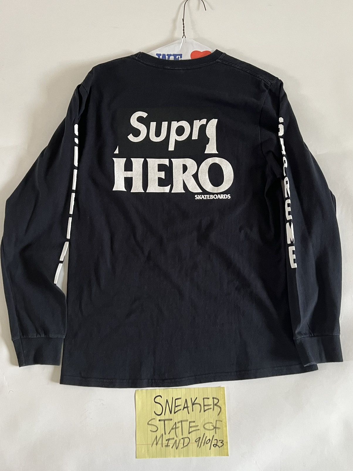 Supreme x Antihero Longsleeve T Shirt Black Size Medium