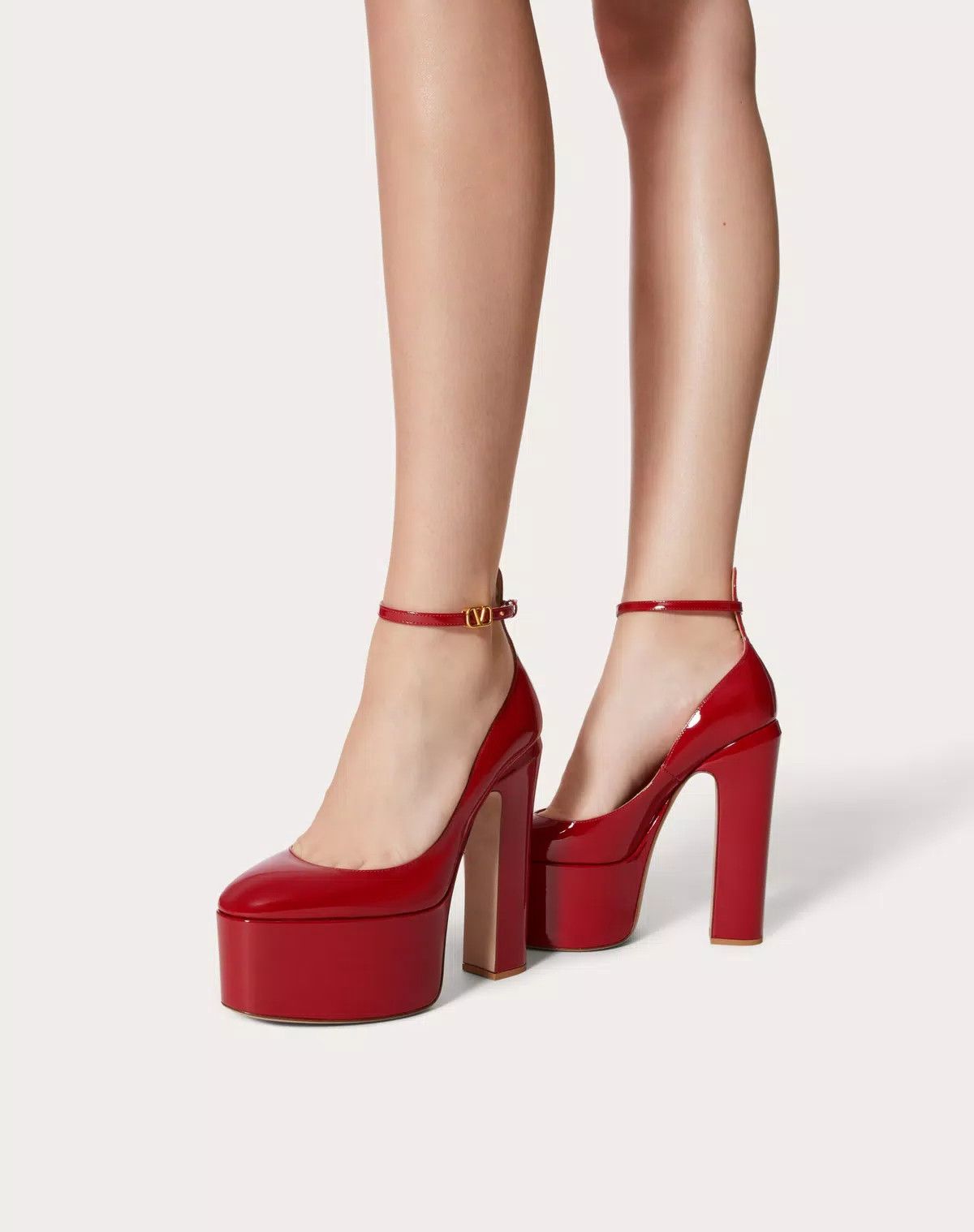 Valentino o1s1wg111125 Tan-Go Platform Pumps in Burgundy Size US 9.5 / IT 39.5 - 5 Thumbnail