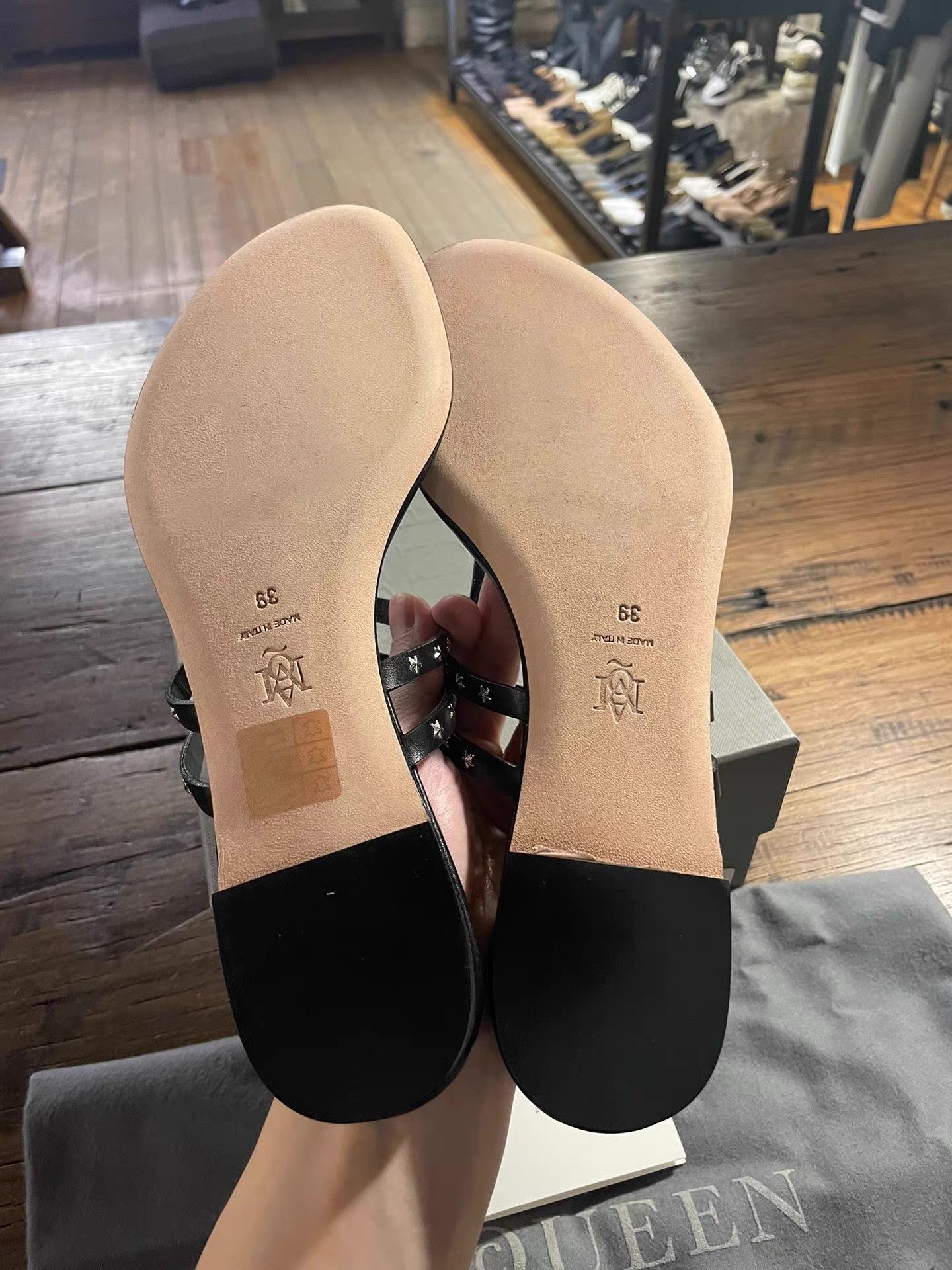 Alexander McQueen Alexander McQueen 17SS Crystal‑embellished Slides。Ｑ25 Size US 8 / IT 38 - 5 Thumbnail
