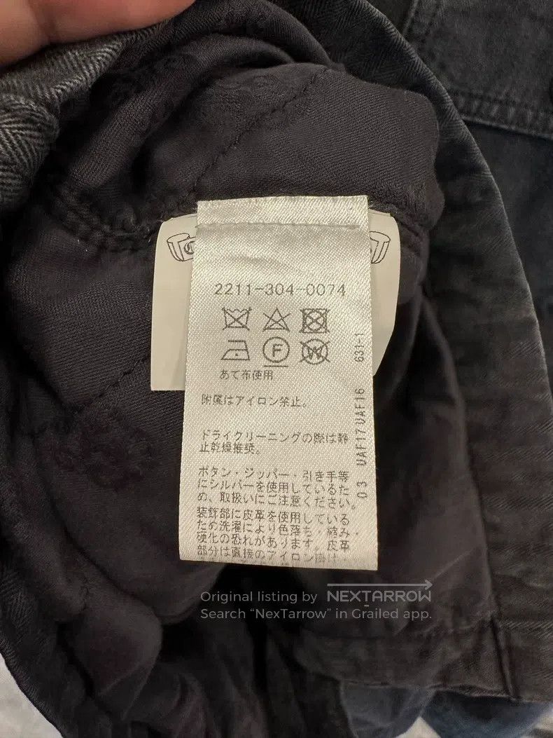 Chrome Hearts CHROME HEARTS Size XL Washed herringbone black-gray cotton Size US XL / EU 56 / 4 - 5 Thumbnail