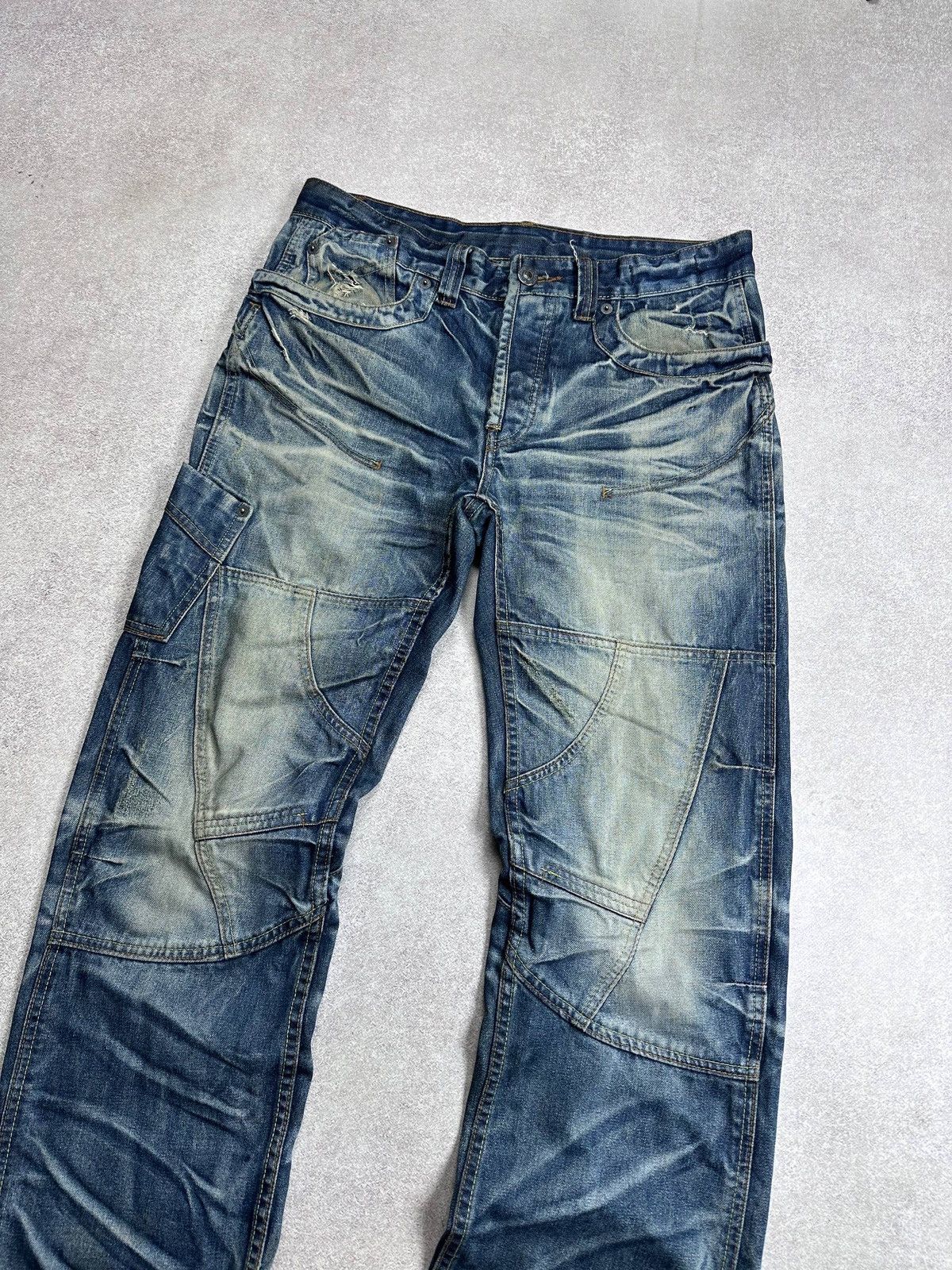 Vintage Vintage Hedi Slimane Style Grunge Y2K Baggy Jeans 34 Size US 34 / EU 50 - 2 Thumbnail