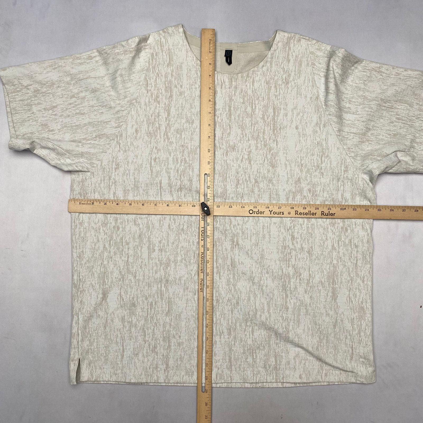 Lululemon Lululemon Athletica Lab Short Sleeve Jacquard Shirt 25x28.5 Size US XL / EU 56 / 4 - 5 Thumbnail