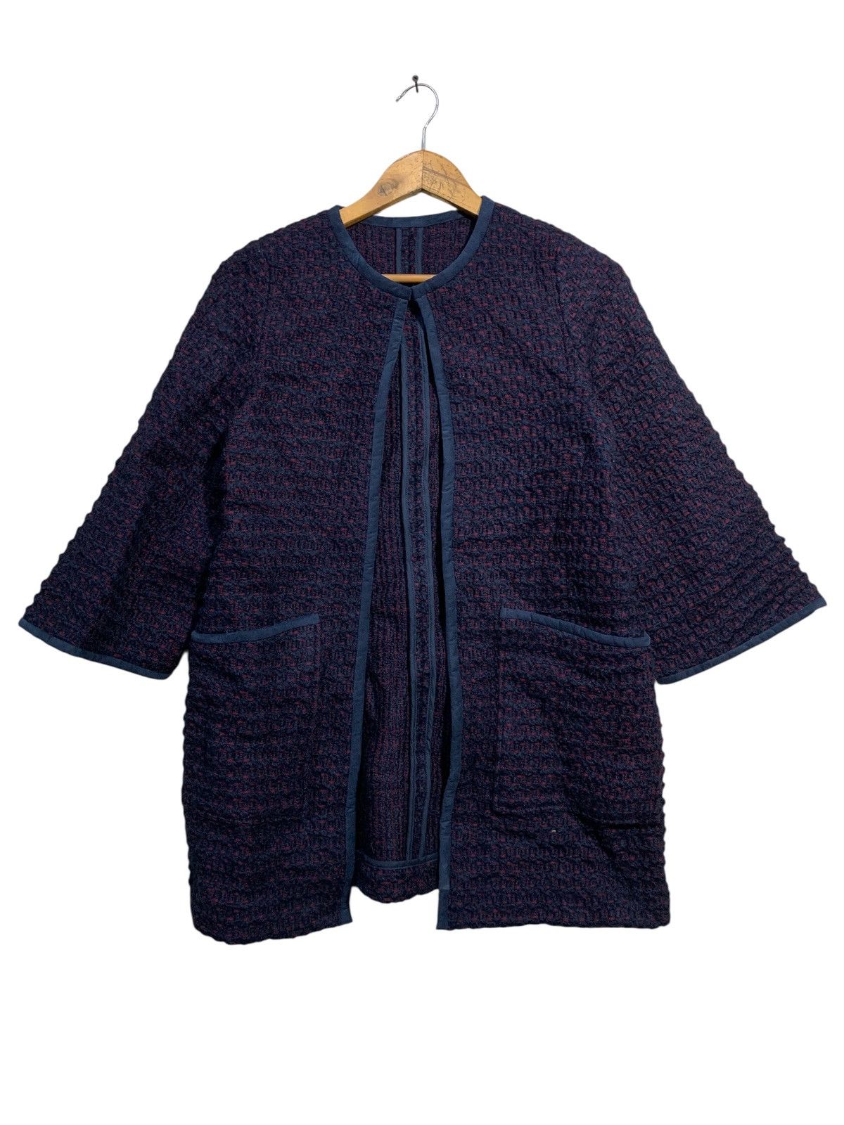 Beams Japan 🔥Demi-Lux BEAMS WOOL TWEED KENDO JACKETS Size M / US 6-8 / IT 42-44 - 1 Thumbnail