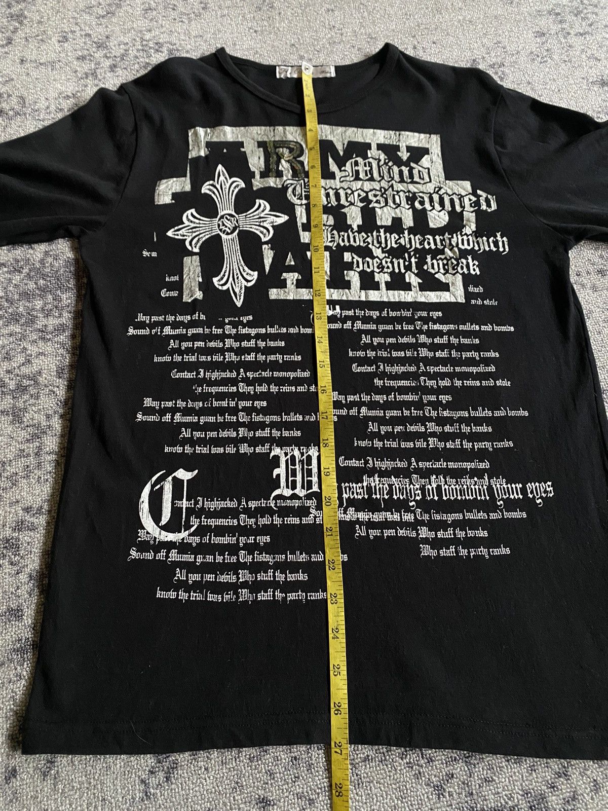 Japanese Brand Y2k Fly beans ifsixwasnine cross longsleeve Size US L / EU 52-54 / 3 - 8 Thumbnail