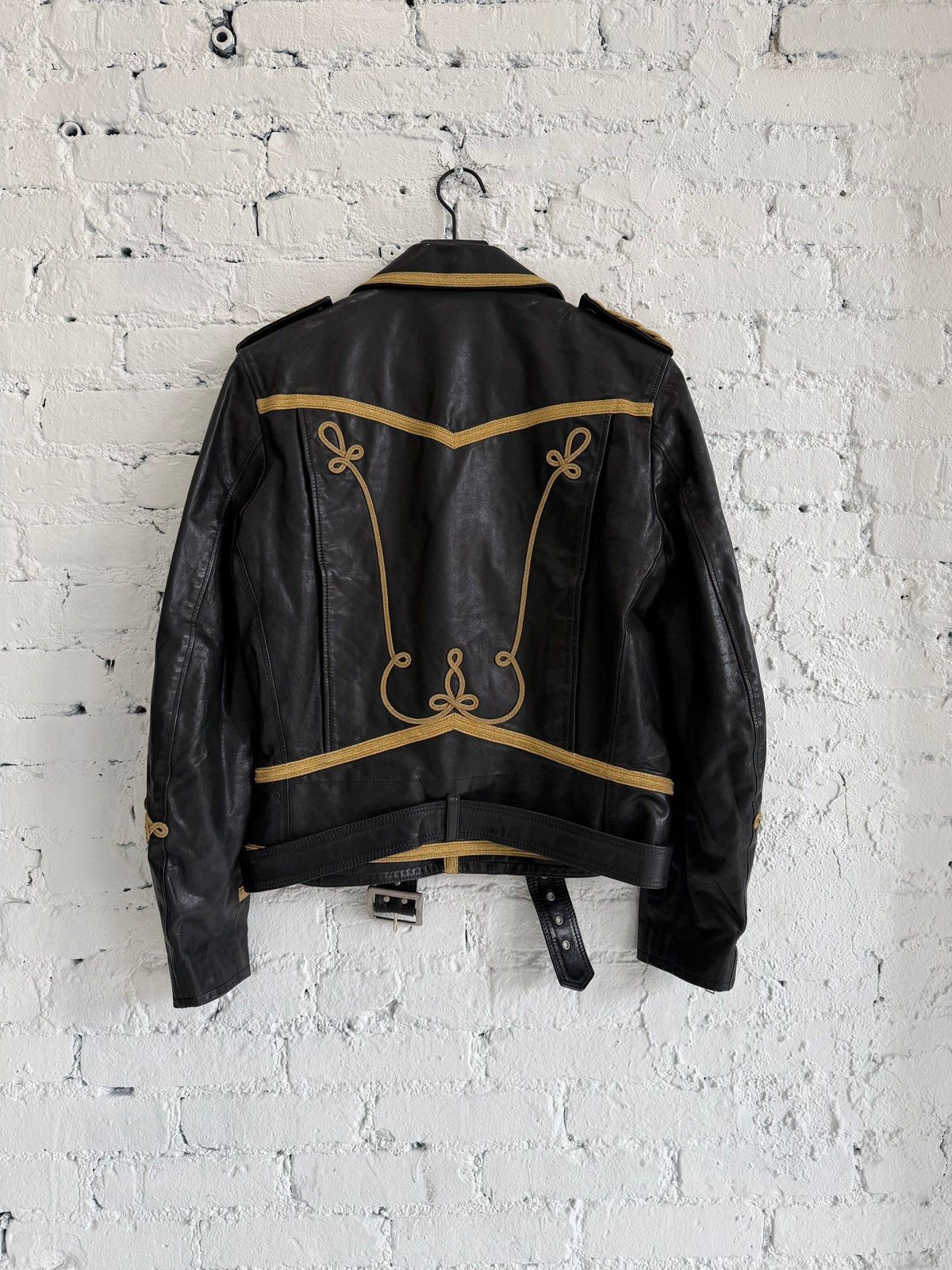 Saint Laurent Paris S/S 2015 SAINT LAURENT ‘PSYCH ROCK’ OFFICER LEATHER JACKET Size US M / EU 48-50 / 2 - 4 Thumbnail