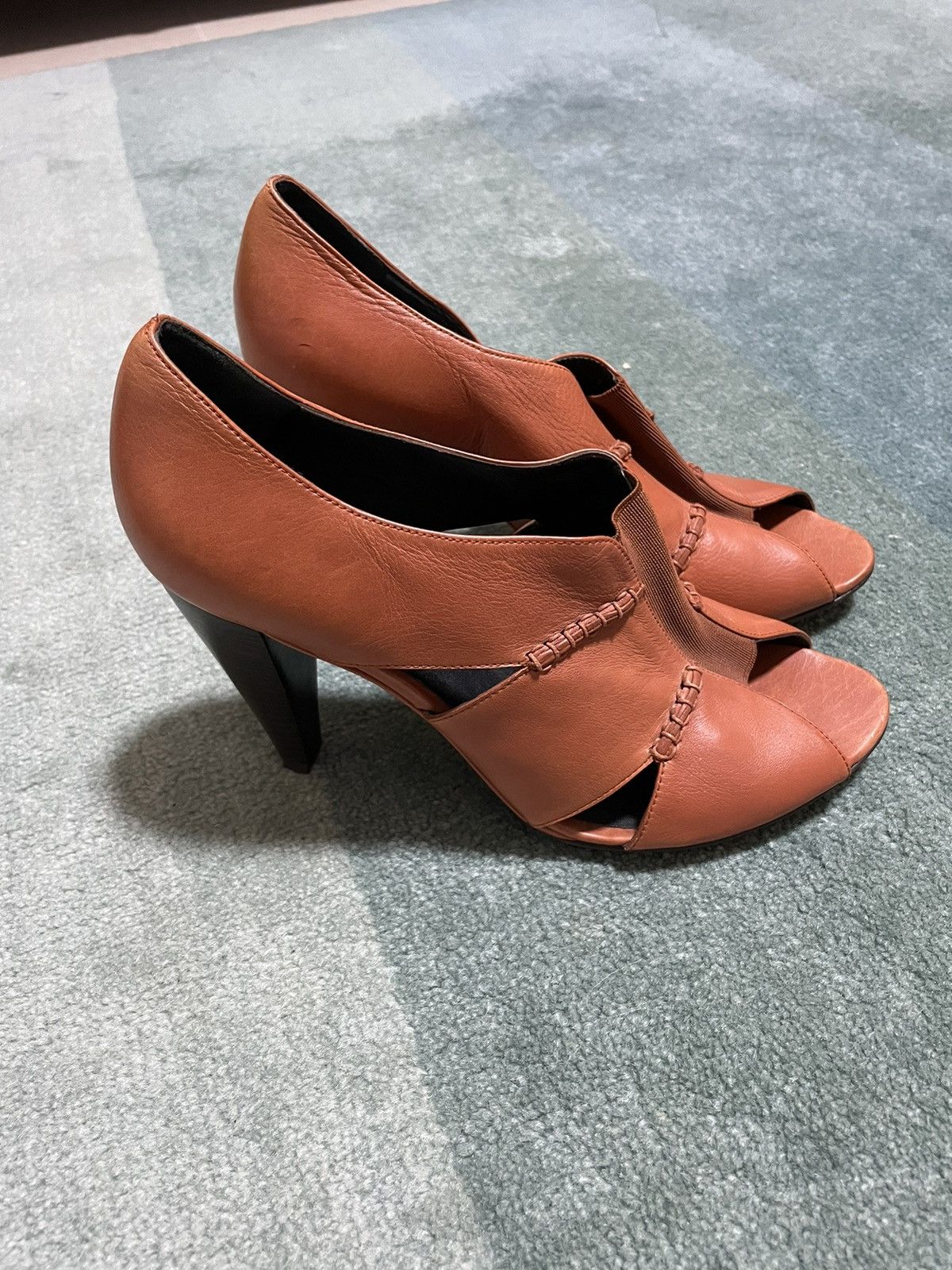 Vanessa Bruno vanessa bruno leather heeled sandals Size US 8 / IT 38 - 7 Thumbnail