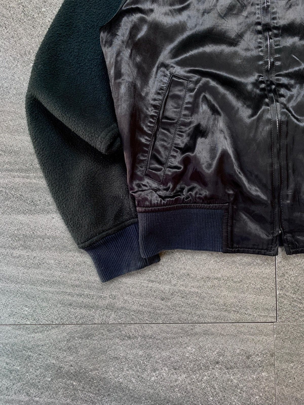 Comme des Garcons Rayon / Cotton Fleece Varsity Jacket Size US M / EU 48-50 / 2 - 5 Thumbnail