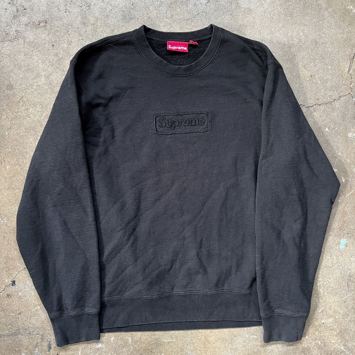SS20 Cutout Box Logo Crewneck