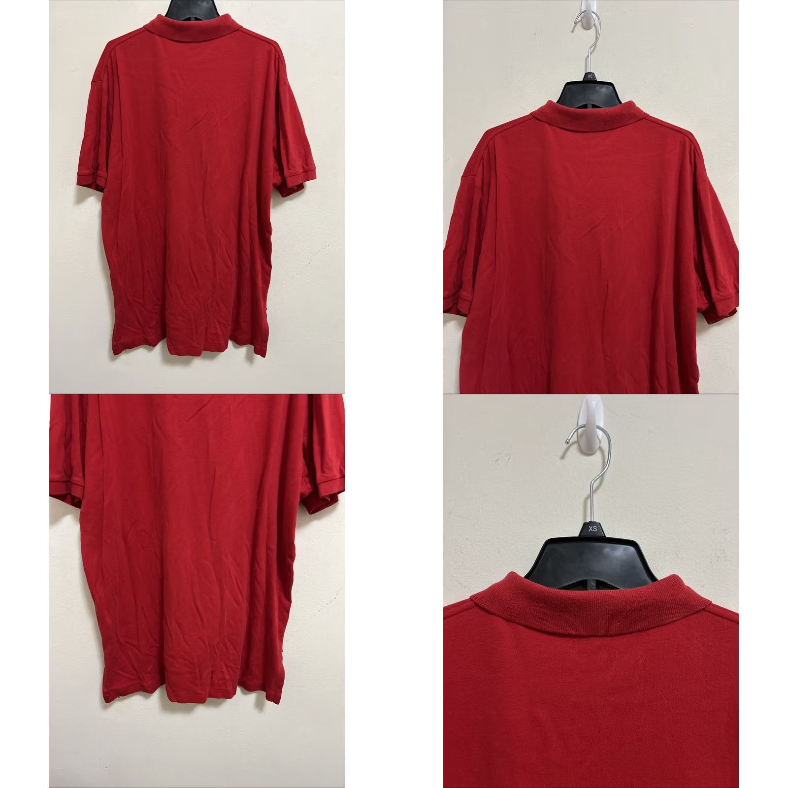Polo Ralph Lauren VINTAGE Polo Ralph Lauren Shirt Mens Sz Medium Red Short Sleeve Blue Pony Shirt Size US M / EU 48-50 / 2 - 8 Thumbnail