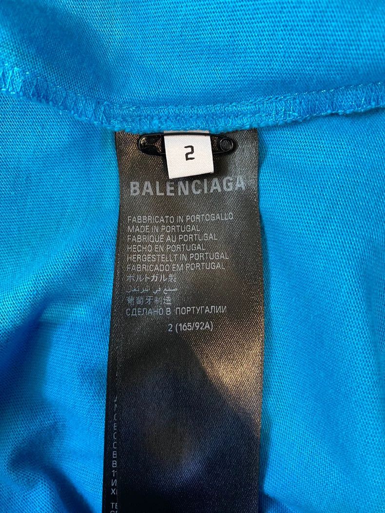 Balenciaga Balenciaga Blue Manchester United graffiti destroys short- Size US M / EU 48-50 / 2 - 6 Thumbnail