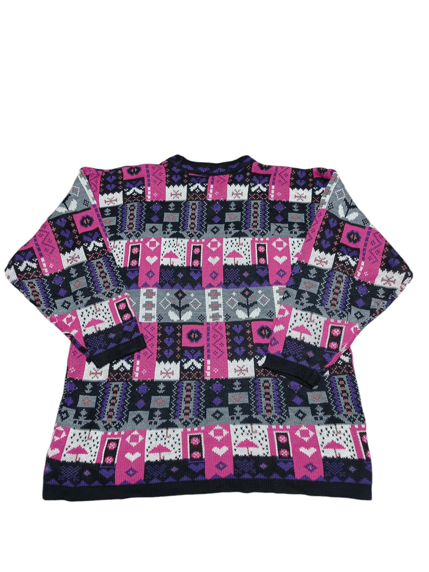 Other VINTAGE MADE IN UK 90S PRINT ALL OVER ME Y2K SWEATER Size US M / EU 48-50 / 2 - 2 Thumbnail