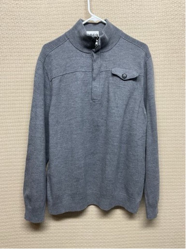 Banana Republic NWT Banana Republic Merino Wool 1/4 Zip Sweater Men Size XL Size US XL / EU 56 / 4 - 1 Thumbnail