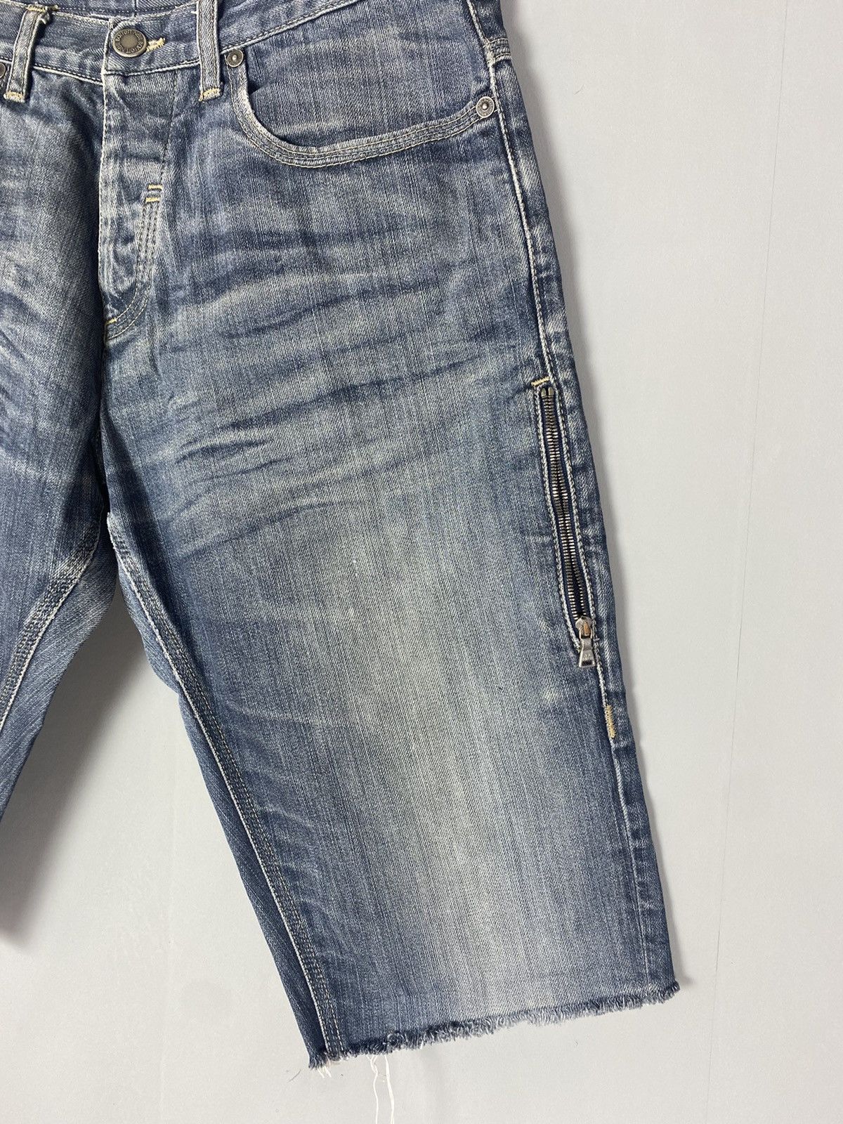 Neil Barrett × Vintage Vintage 90s Neil Barrett jeans shorts Size US 34 / EU 50 - 6 Thumbnail